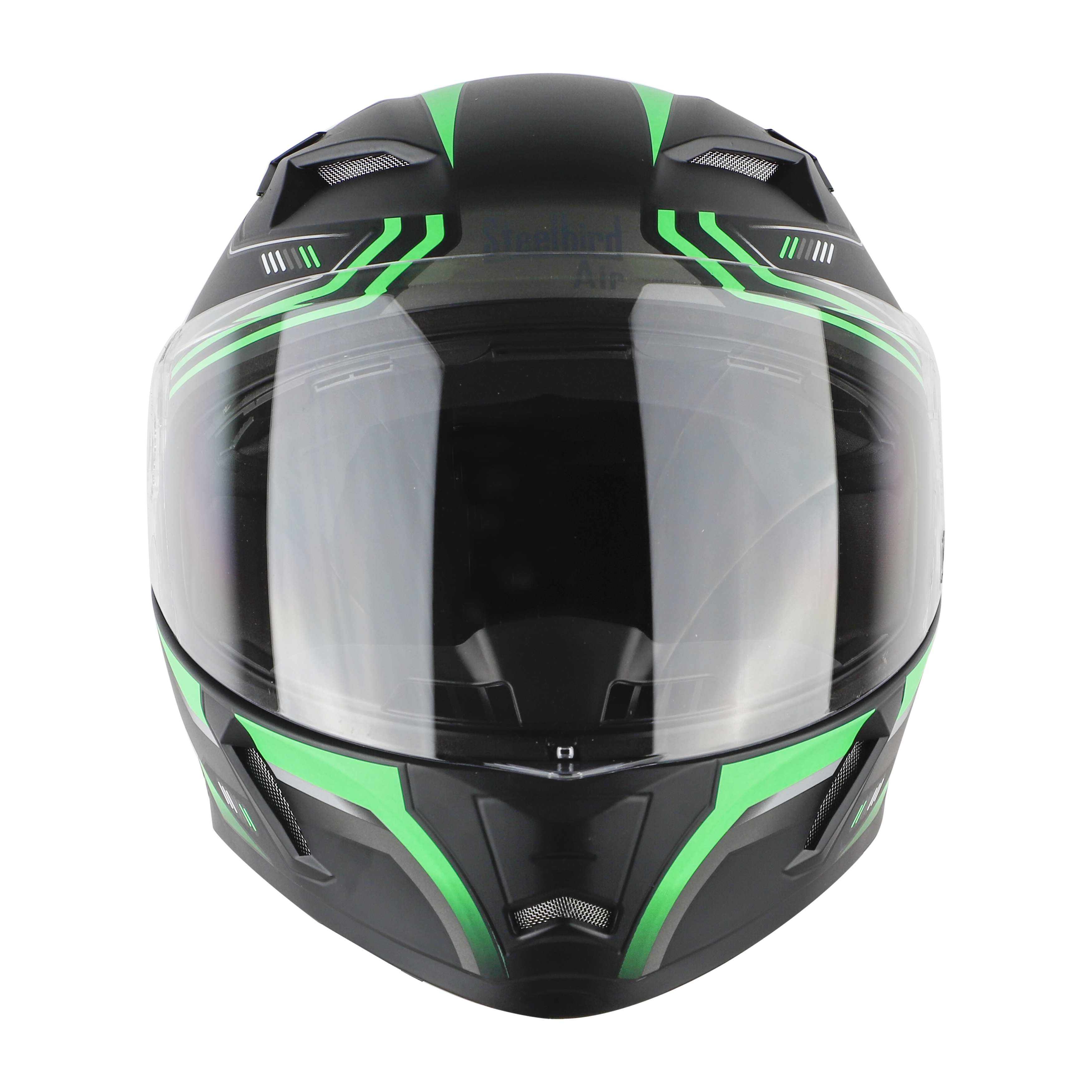SBA-21 ULTIMATE RACE PREMIUM GLOSSY BLACK WITH GREEN (WITH HIGH-END INTERIOR)