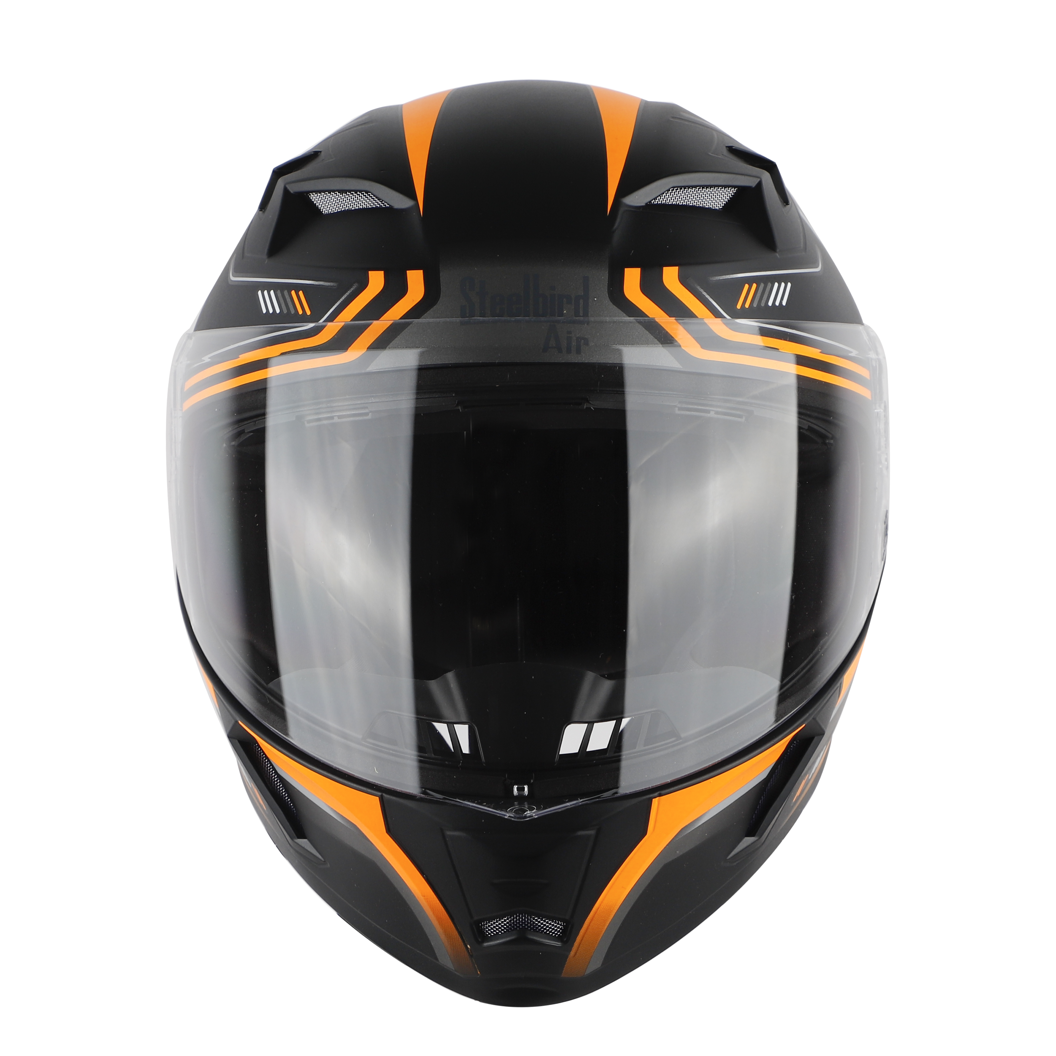 SBA-21 ULTIMATE RACE PREMIUM GLOSSY BLACK WITH ORANGE (WITH HIGH-END INTERIOR)
