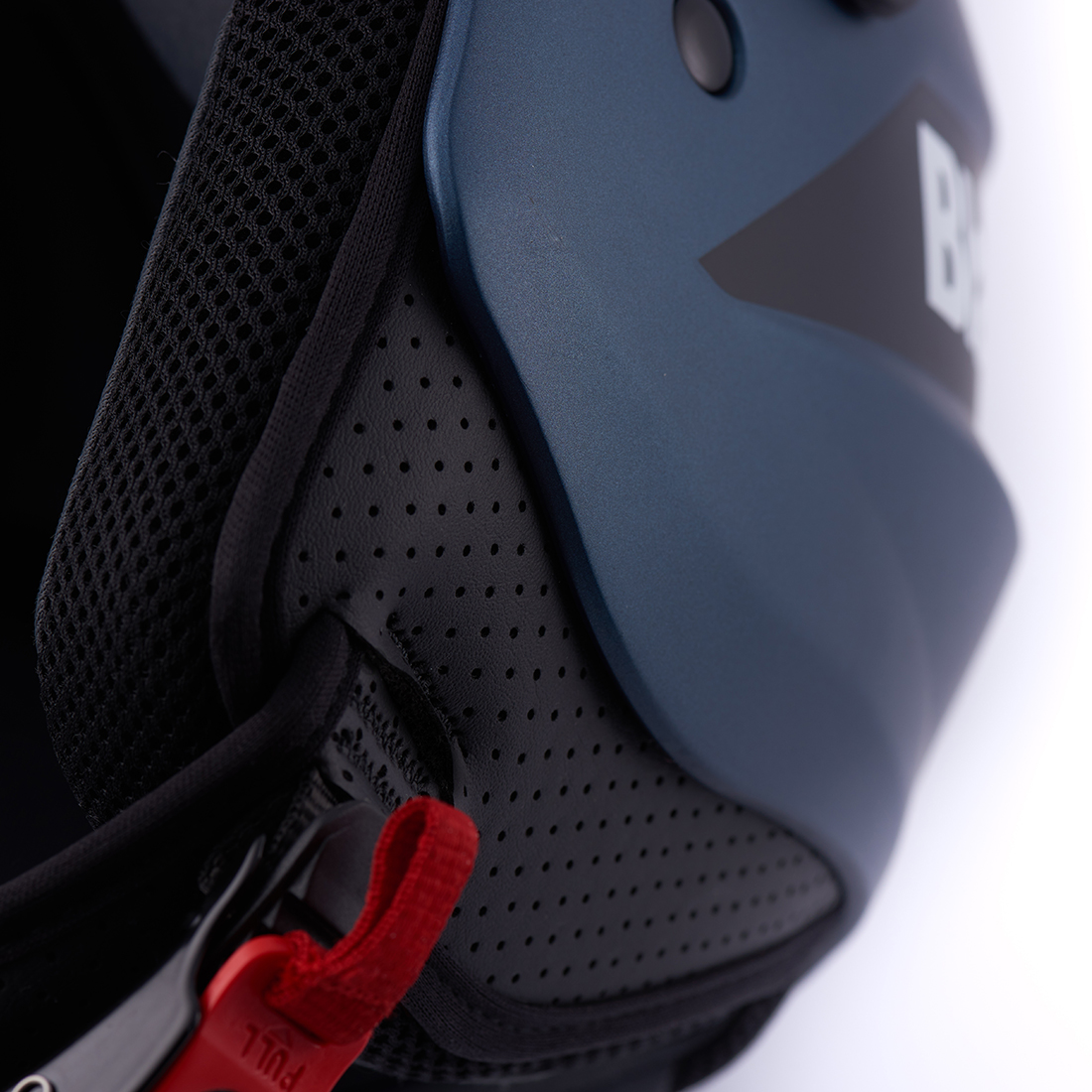 Steelbird Blauer Brat ISI/ECE Certified Open Face Helmet (Matt Indigo Blue Black)