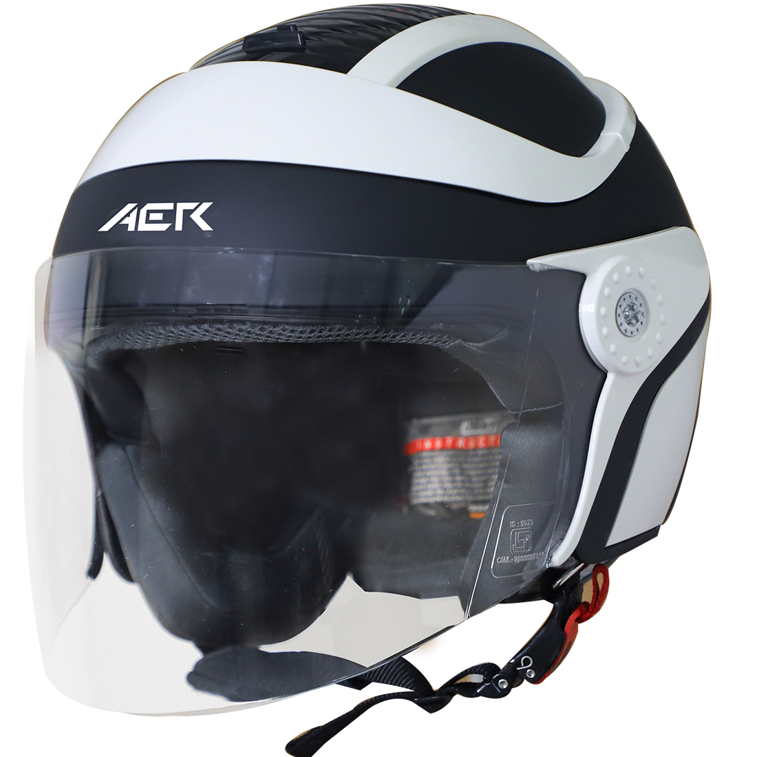 Steelbird SB-29 AER ISI Certified Helmet for Men and Women (Matt Off White with Clear Visor)