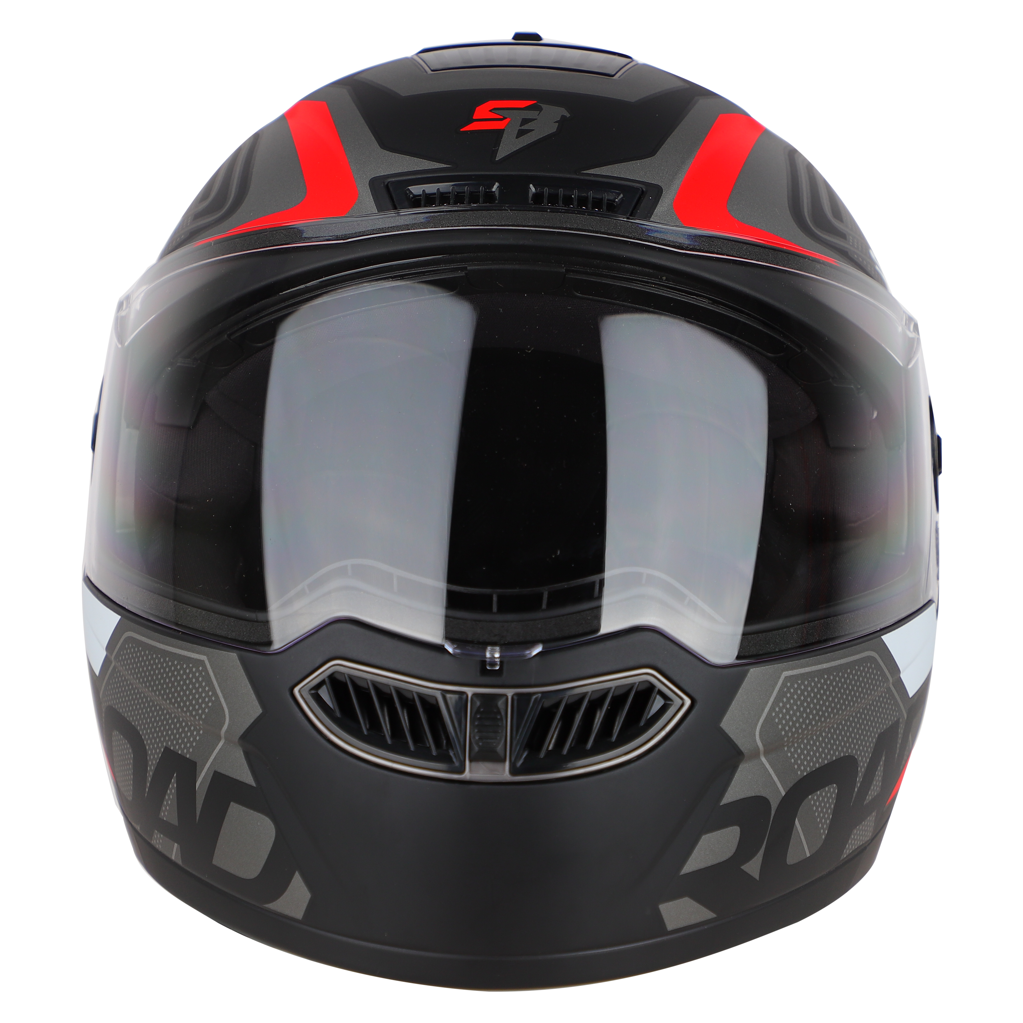 SBA-7 ROAD GLOSSY BLACK WITH RED