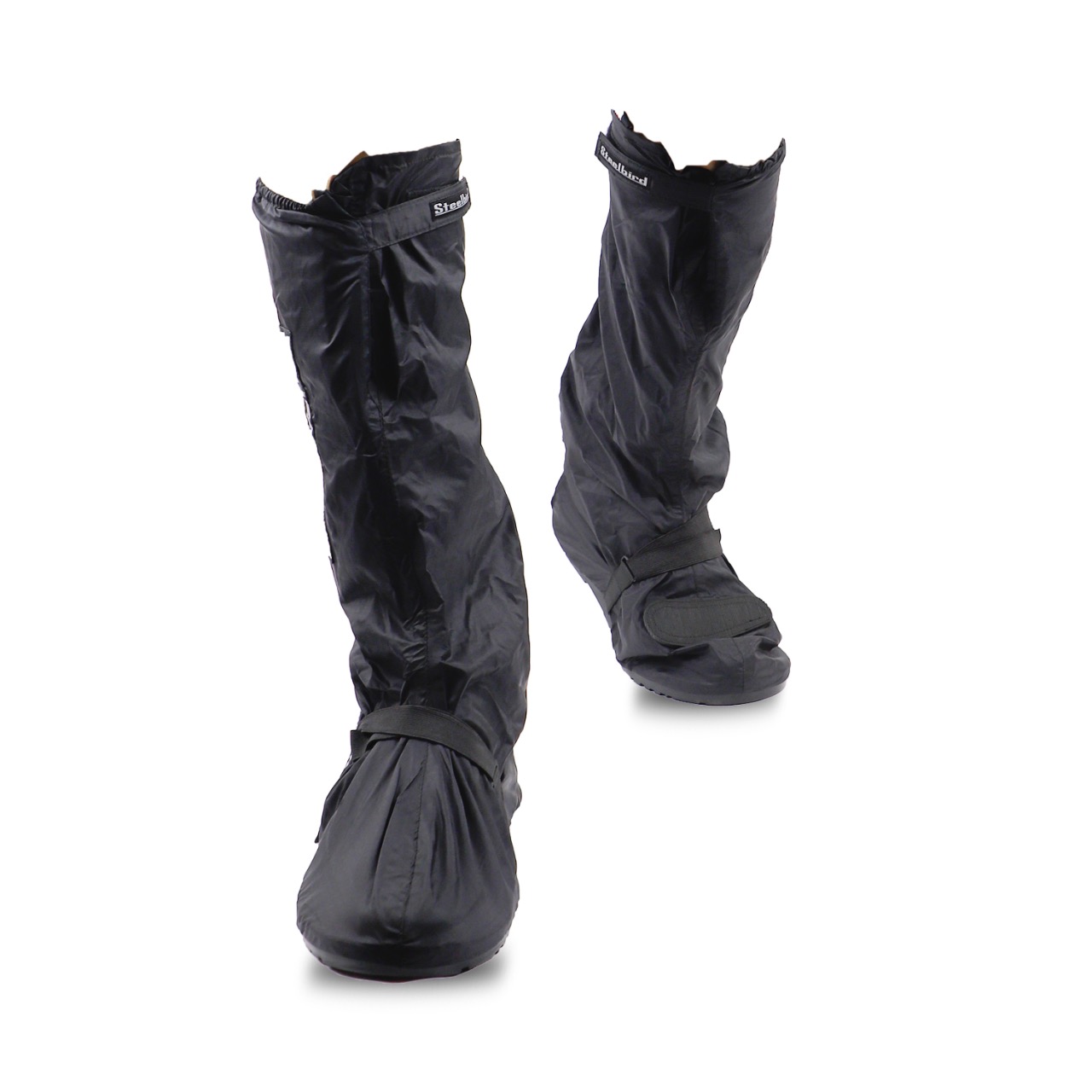 Steelbird Shoe Covers For Rider/Biker Boots With Reflective Piping | Waterproof Rain Shoes Covers Thicker Scootor Non-slip Boots Covers