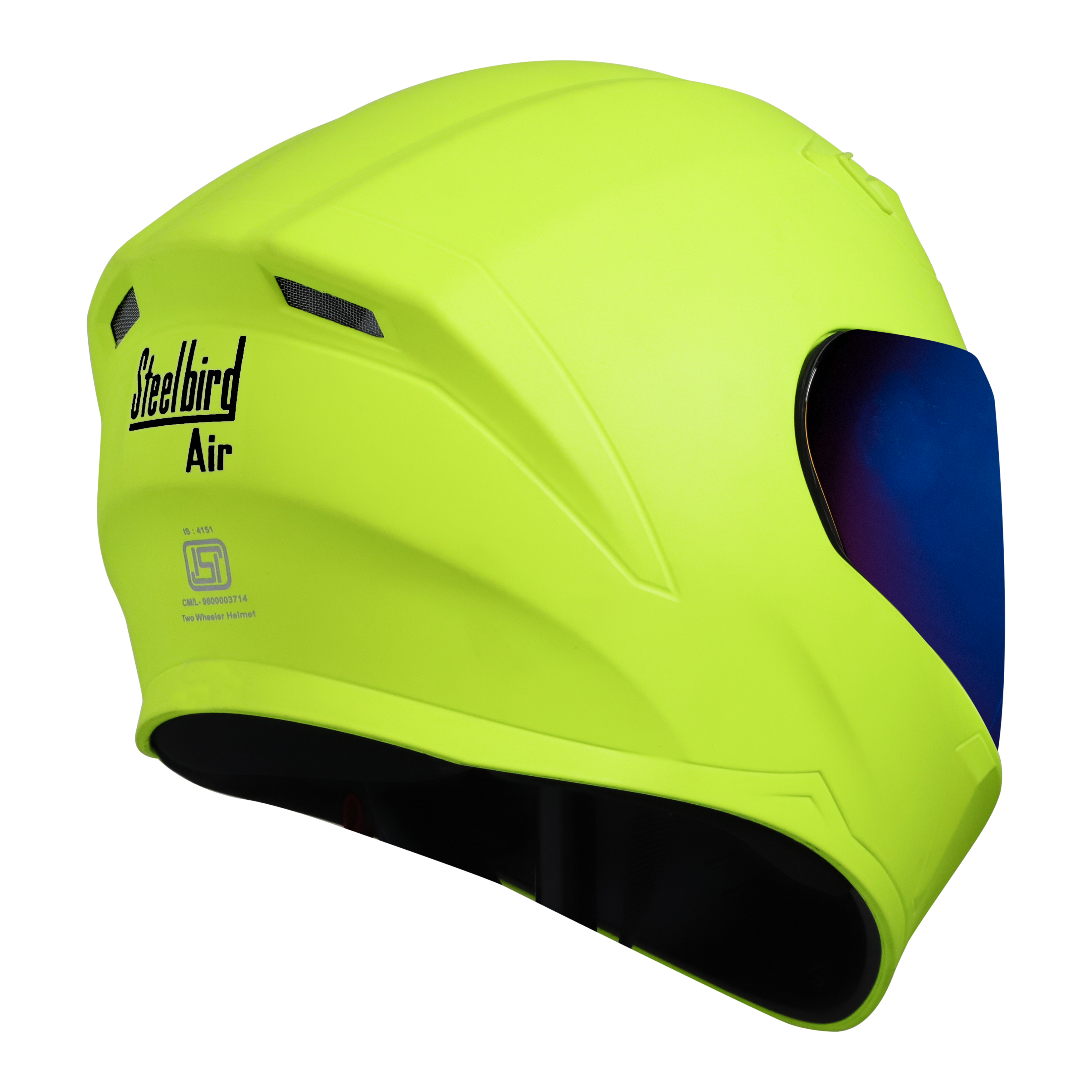 SBA-21 VFX GLOSSY FLUO NEON ( FITTED WITH CLEAR VISOR EXTRA CHROME BLUE VISOR FREE)