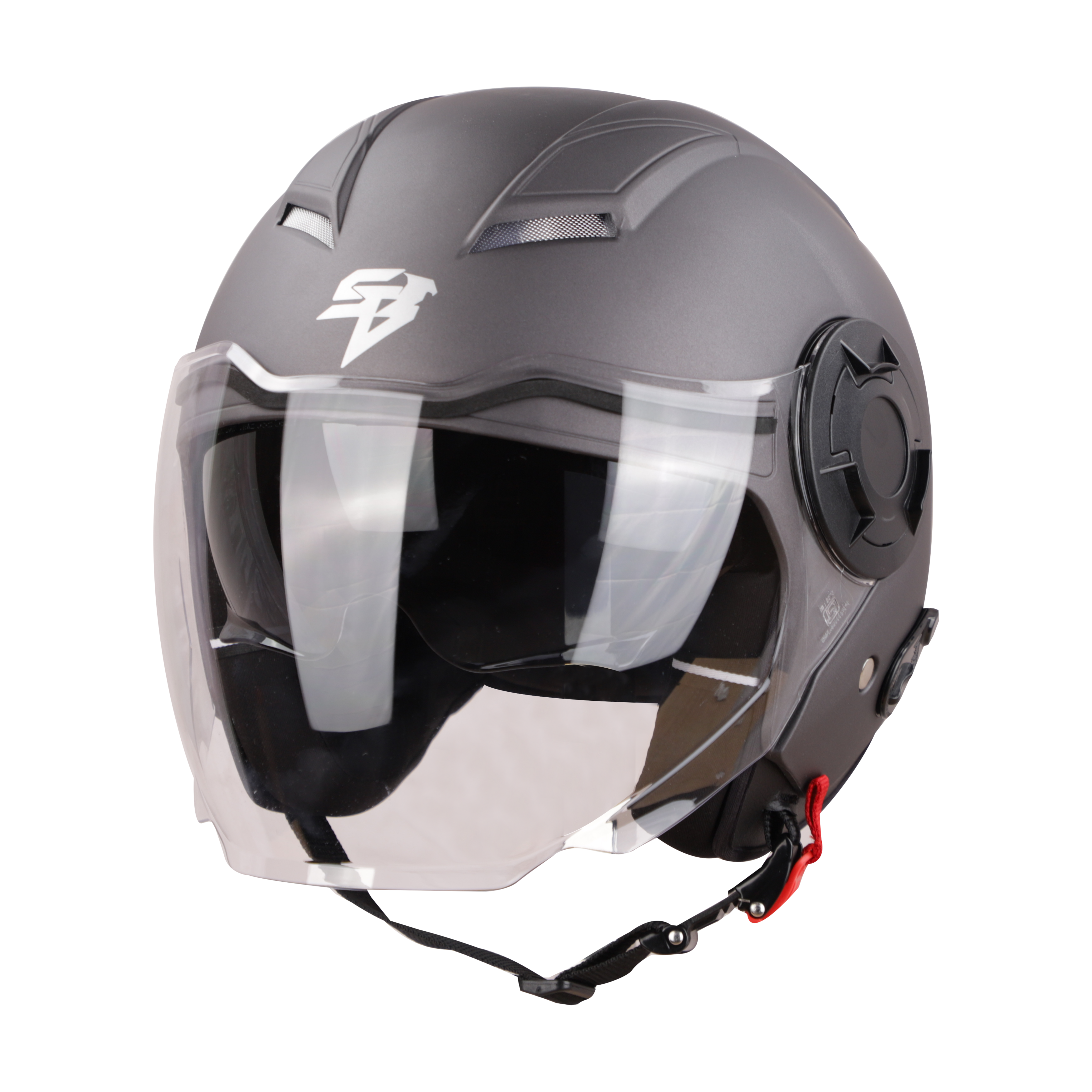 SBH-31 DRX GLOSSY H.GREY WITH INNER SUN SHIELD