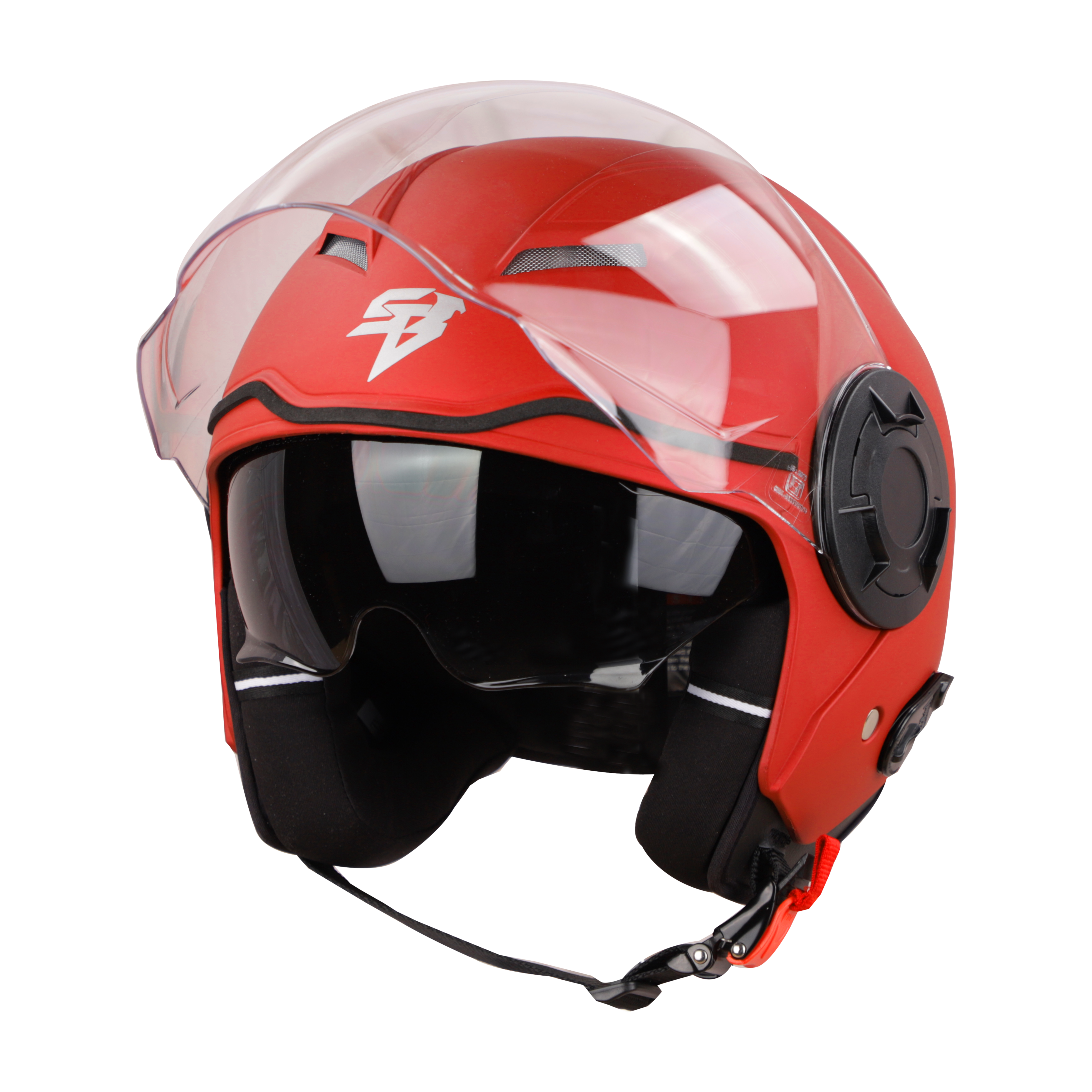 SBH-31 DRX MAT SPORTS RED WITH INNER SUN SHIELD