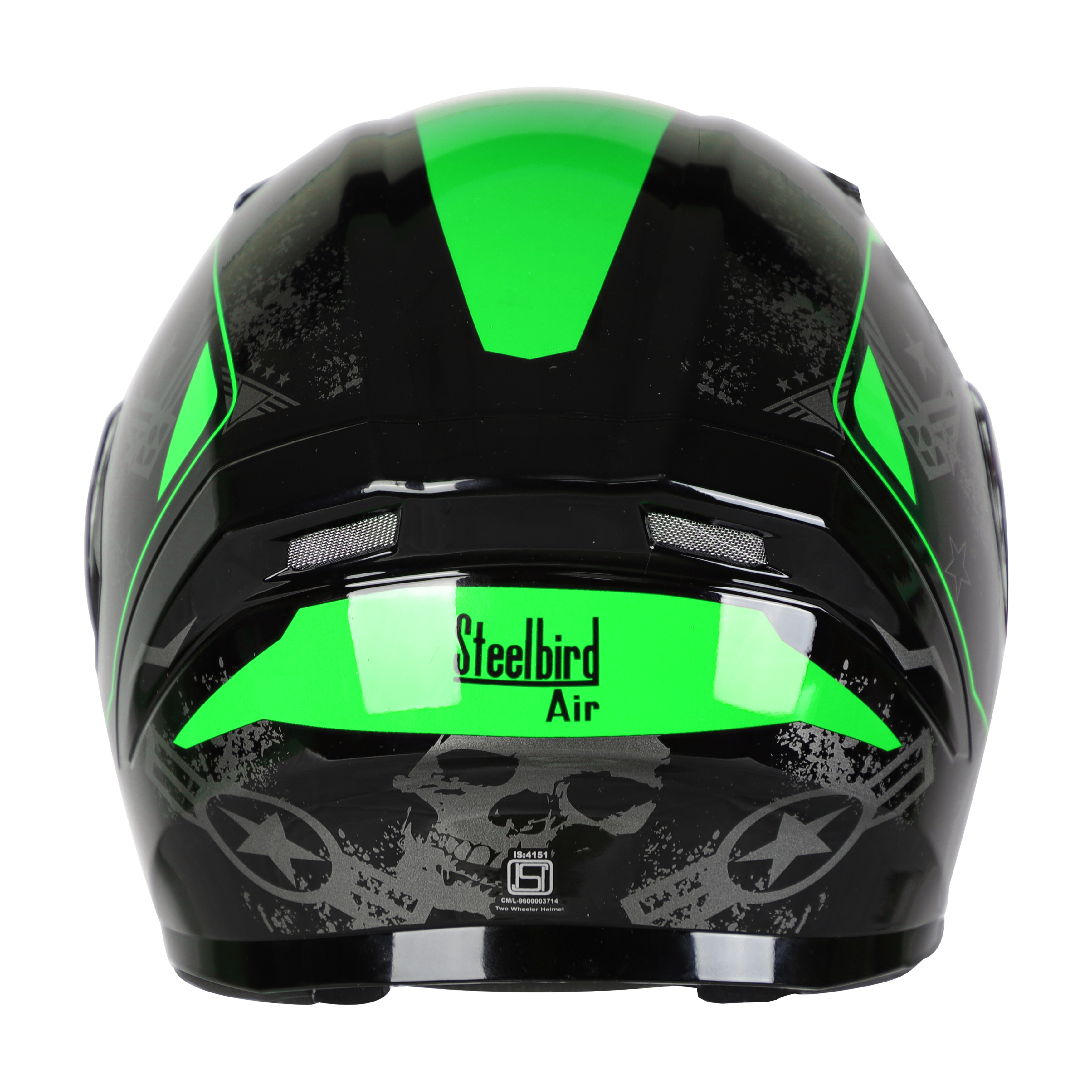 SBA-21 COMBAT GLOSSY BLACK WITH GREEN (WITH HIGH-END INTERIOR)