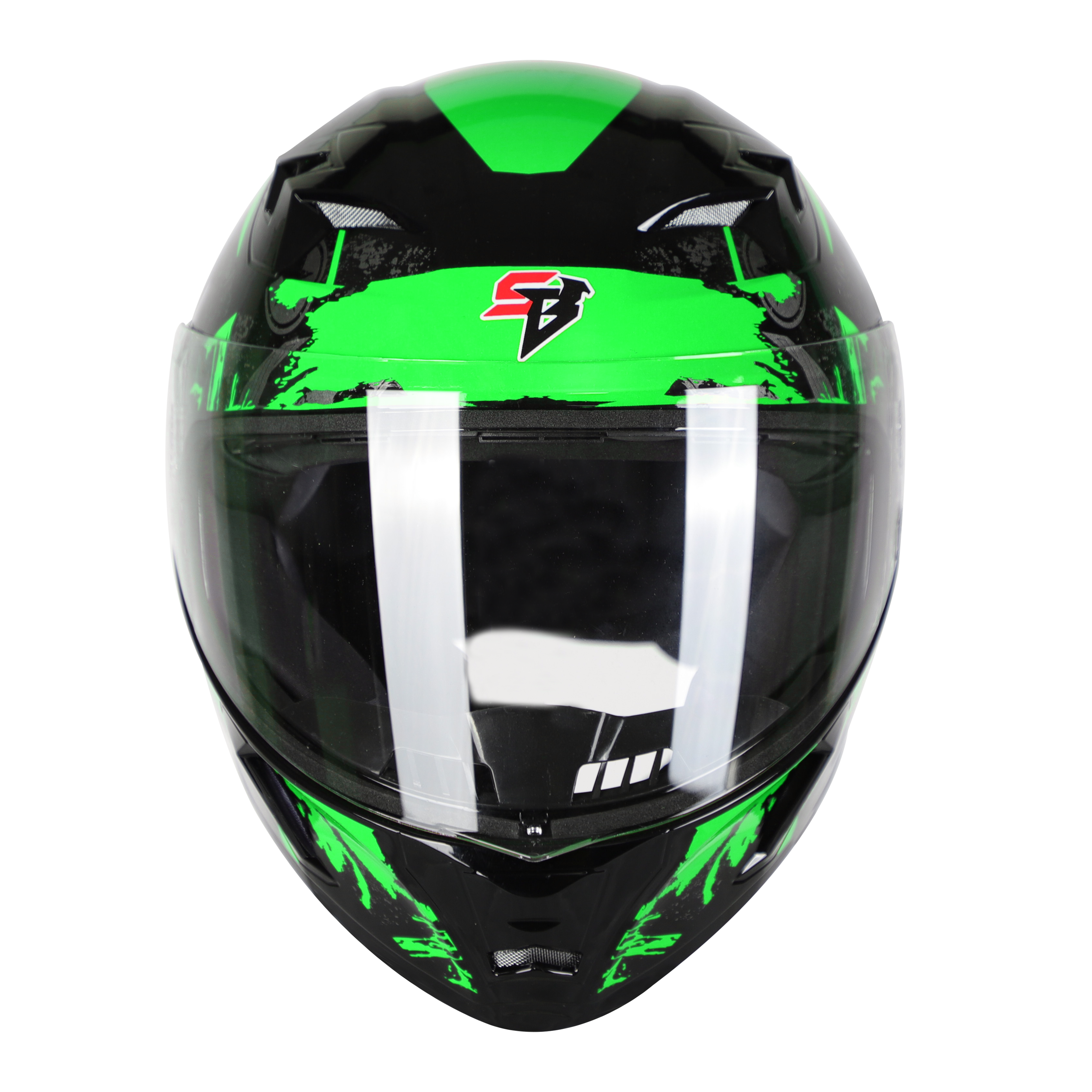 SBA-21 COMBAT GLOSSY BLACK WITH GREEN (WITH HIGH-END INTERIOR)