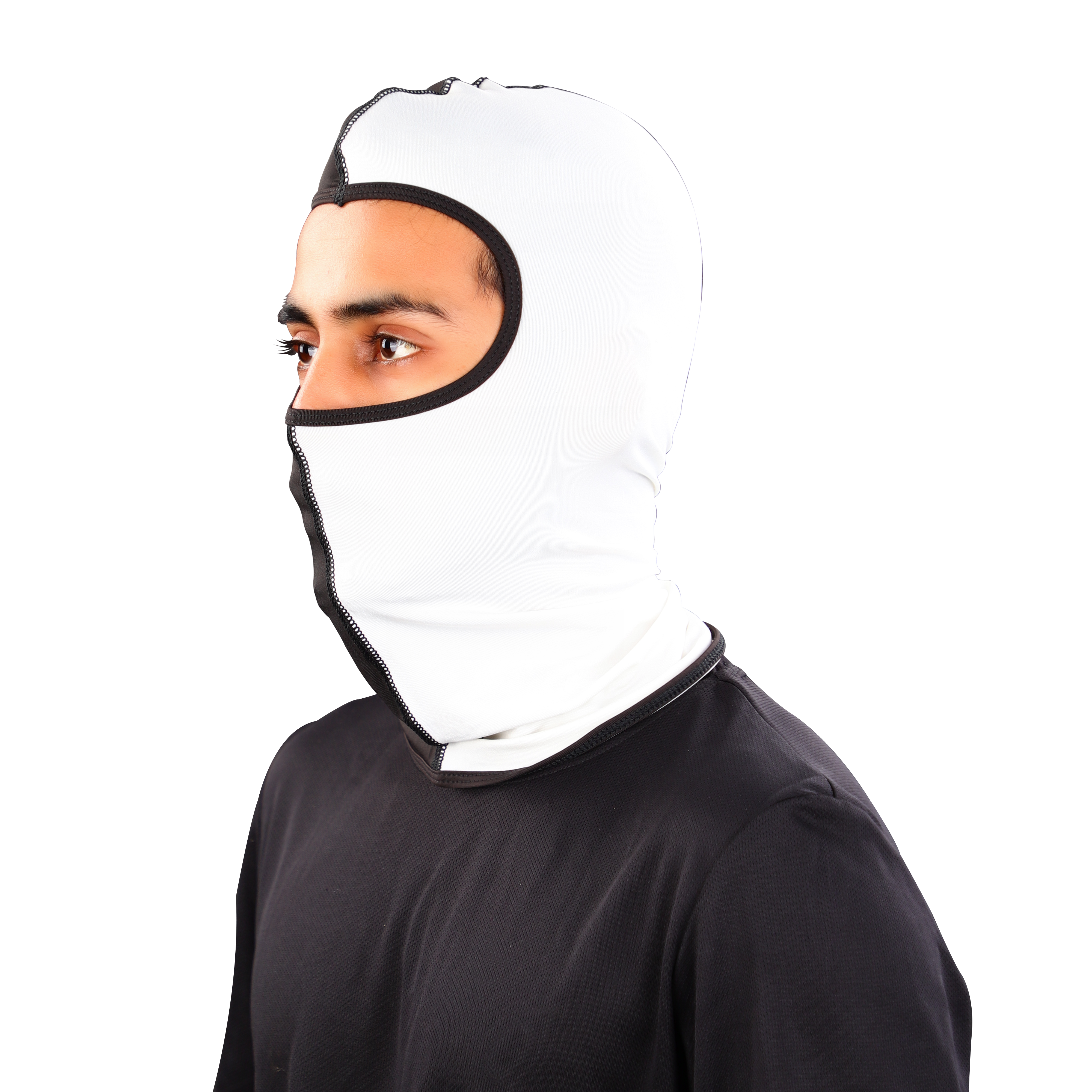 STEELBIRD BLACK/WHITE BALACLAVA