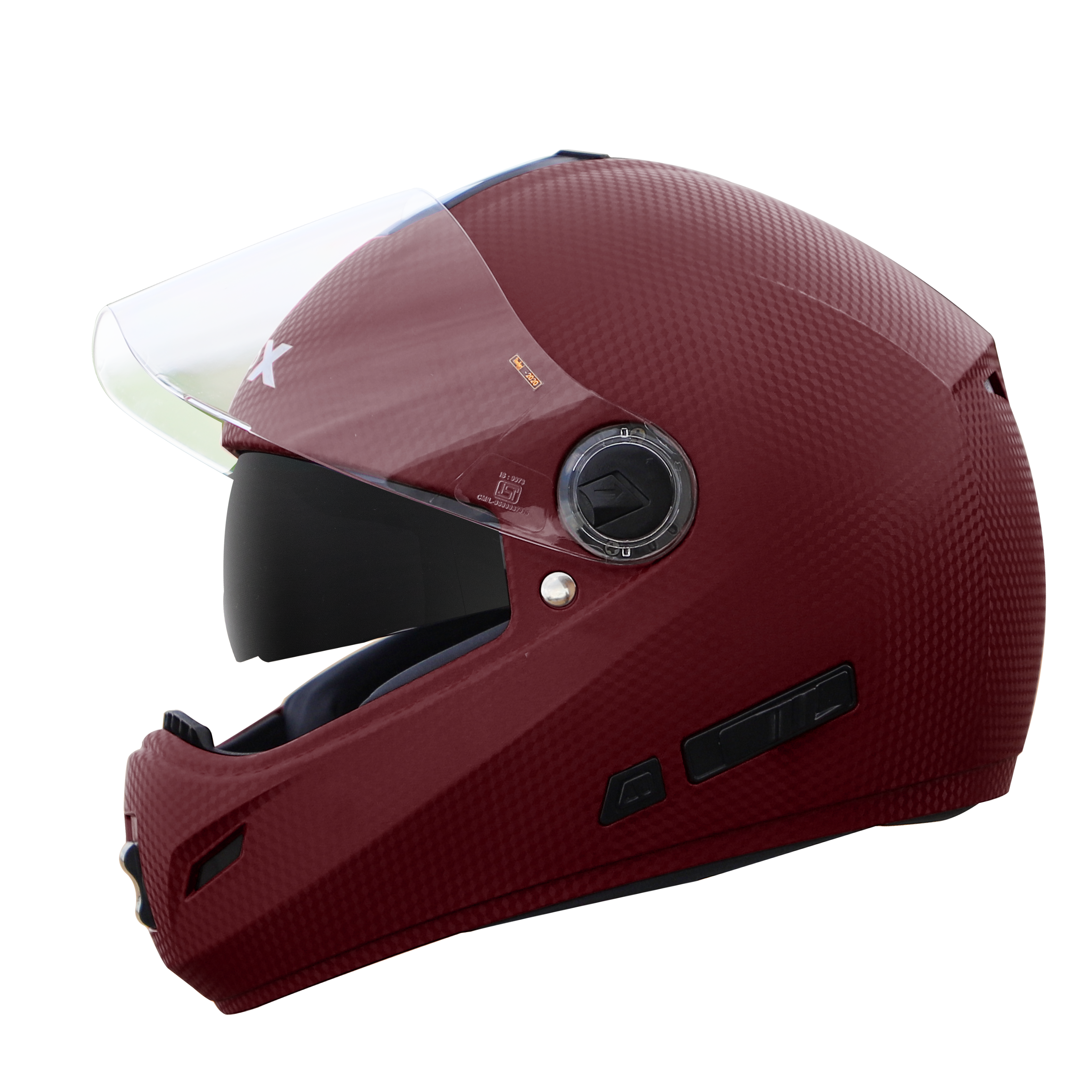 SB-39 ROX DASHING MAROON WITH SUN SHIELD