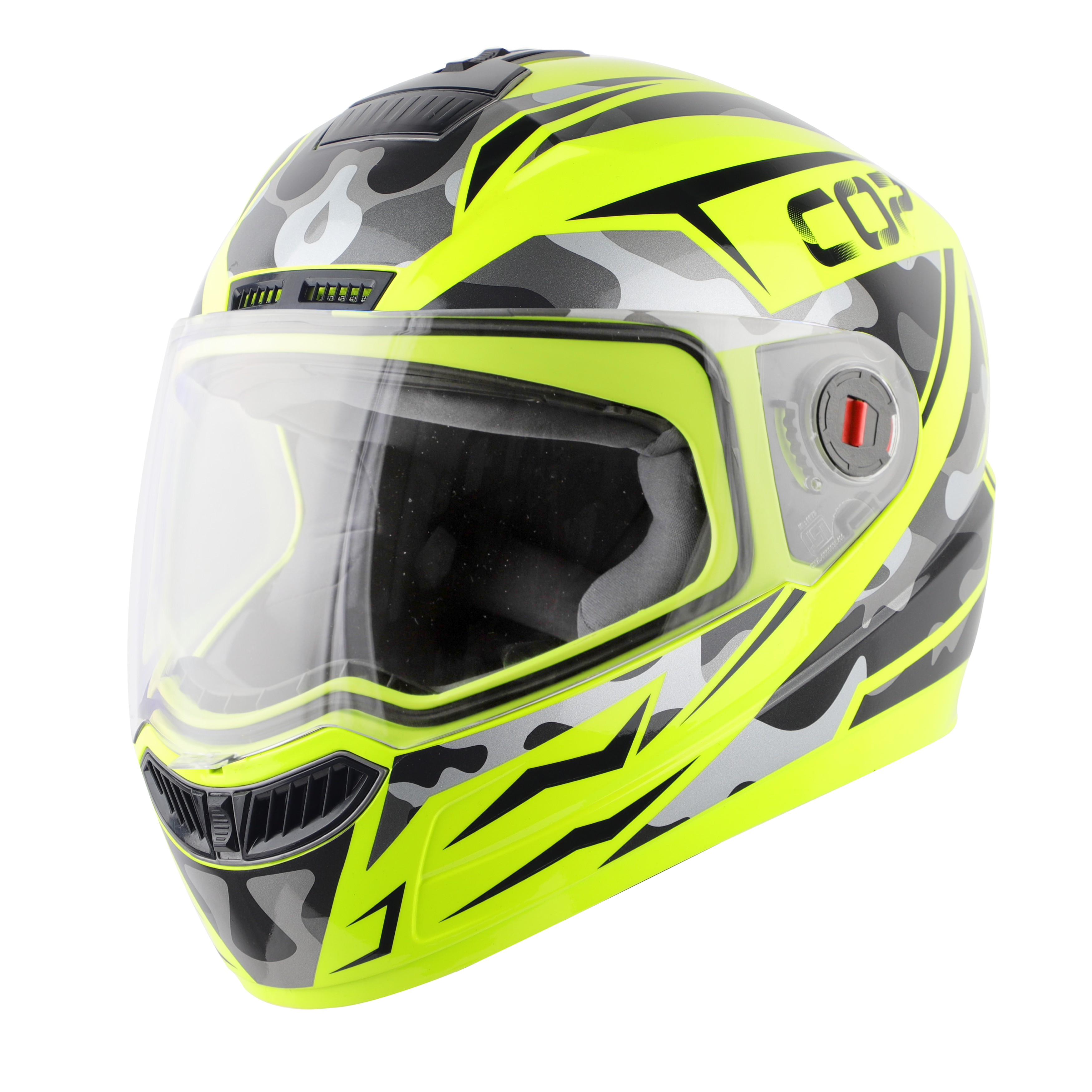 SBA-1 COP GLOSSY FLUO NEON WITH GREY