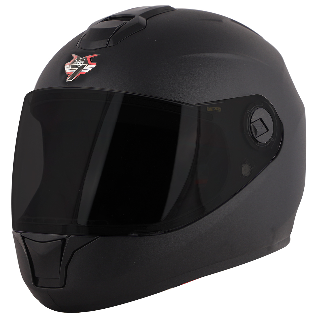 Steelbird SBH-11 7Wings ISI Certified Full Face Helmet for Men and Women (Dashing Black)
