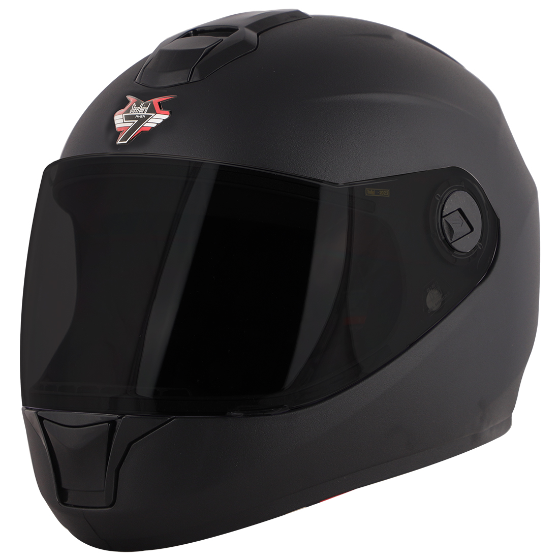 Steelbird SBH-11 7Wings ISI Certified Full Face Helmet For Men And Women (Dashing Black)