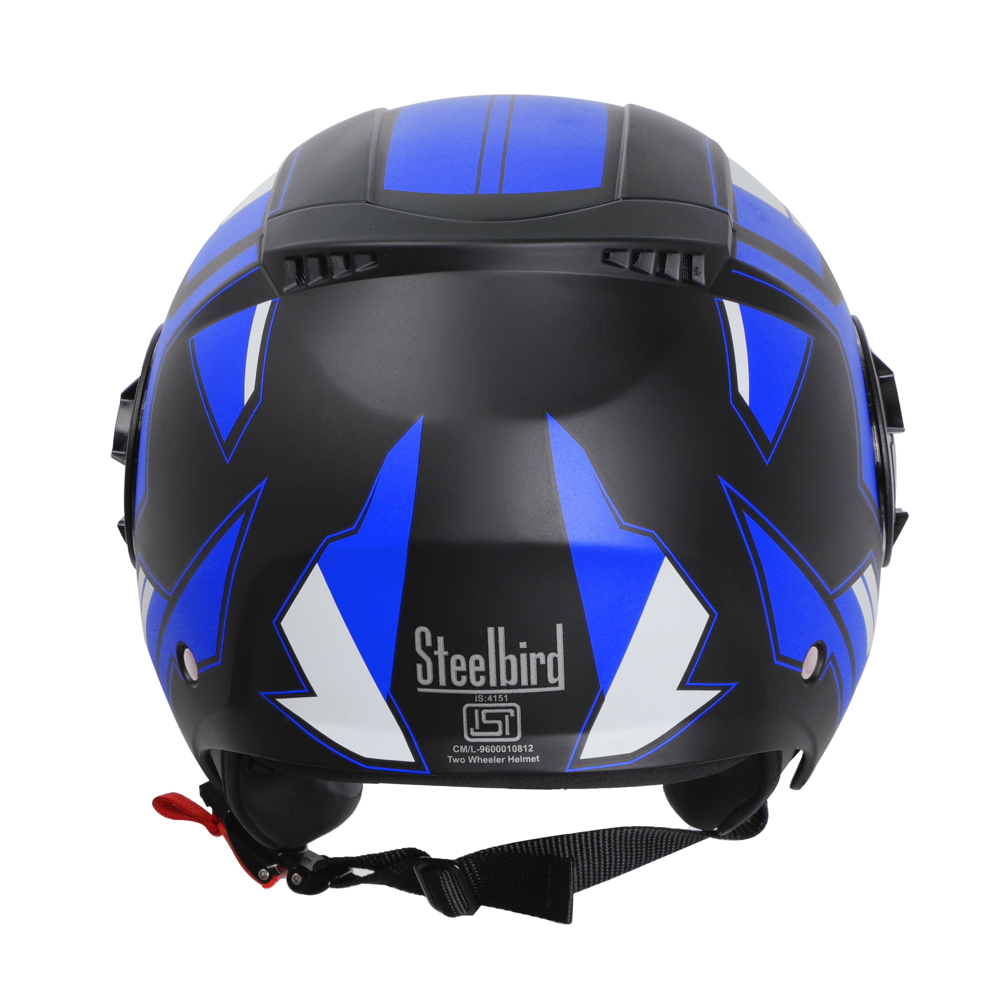 SBH-31 DRX PACE GLOSSY BLACK WITH BLUE (WITH INNER SUN SHIELD)
