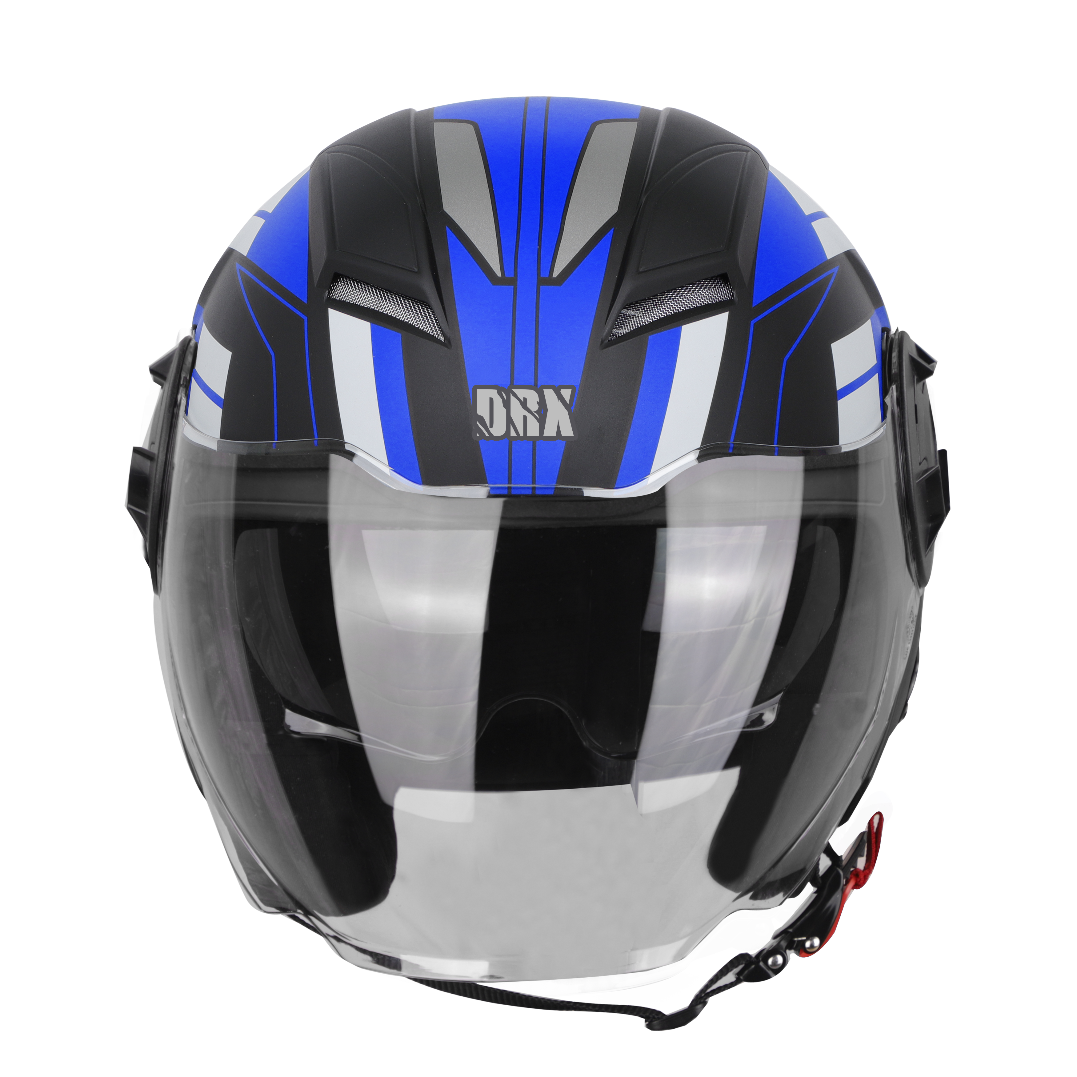 SBH-31 DRX PACE GLOSSY BLACK WITH BLUE (WITH INNER SUN SHIELD)