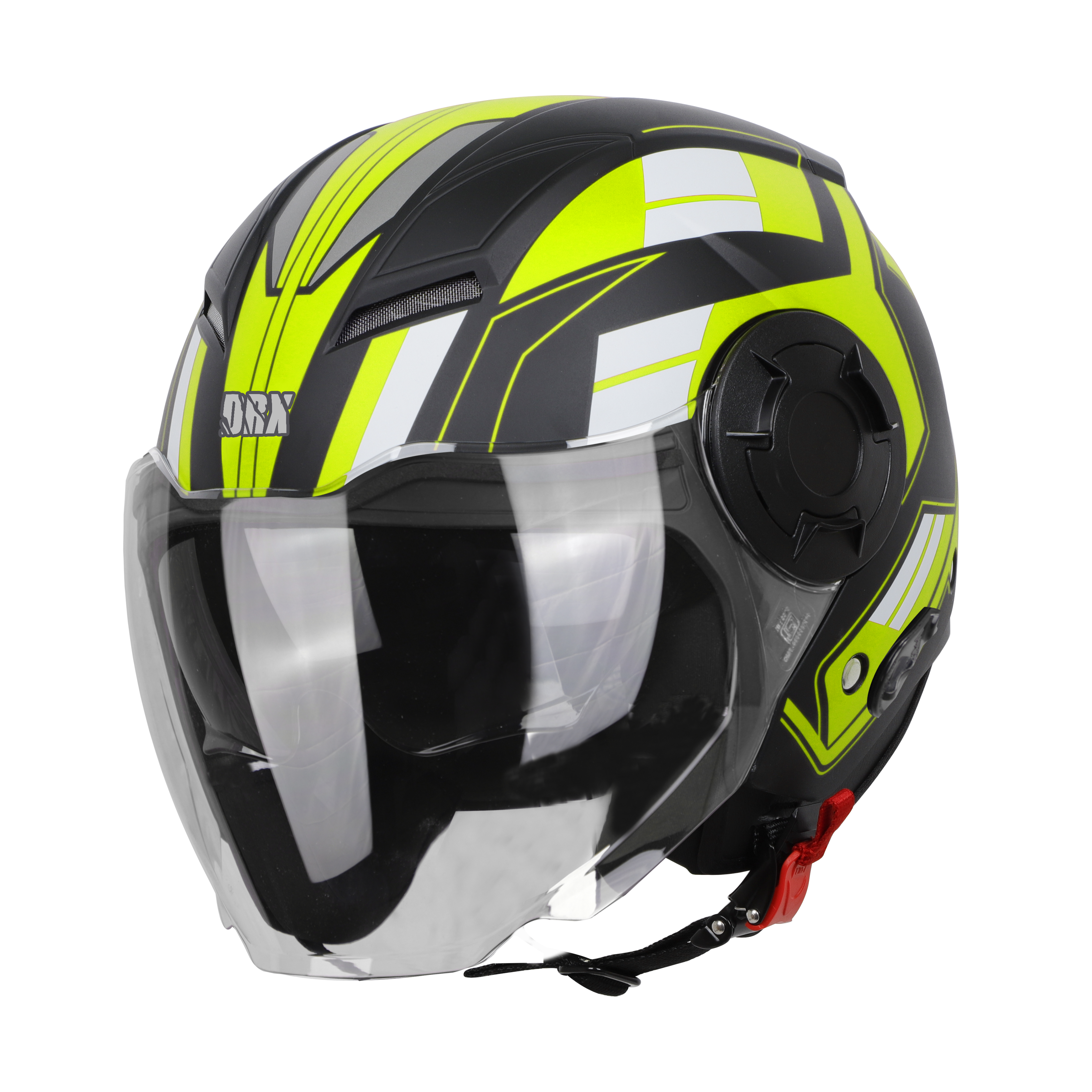 SBH-31 DRX PACE GLOSSY BLACK WITH NEON (WITH INNER SUN SHIELD)