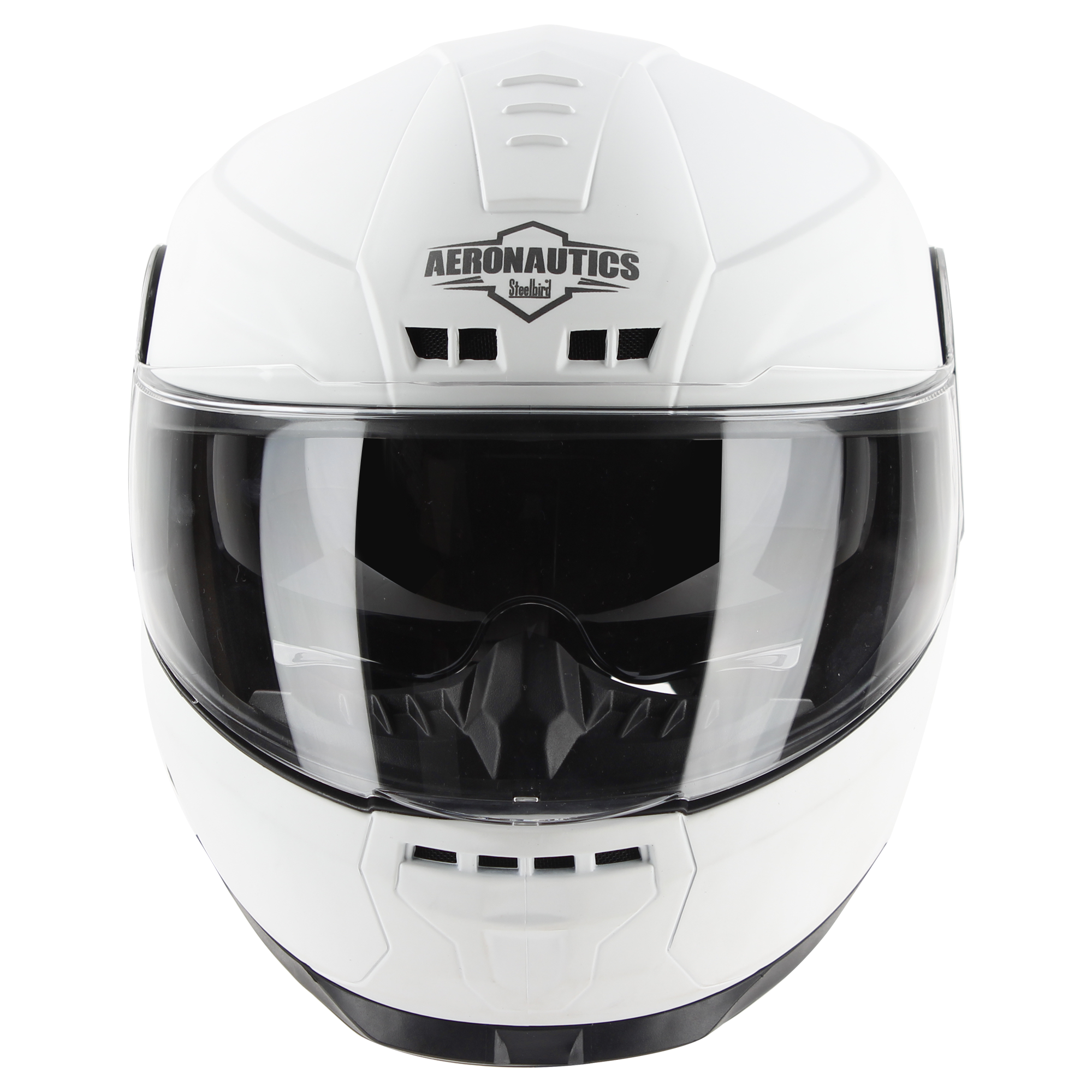 SBH-40 GLOSSY WHITE WITH INNER SUN SHIELD AND MEDIUM-END INTERIOR