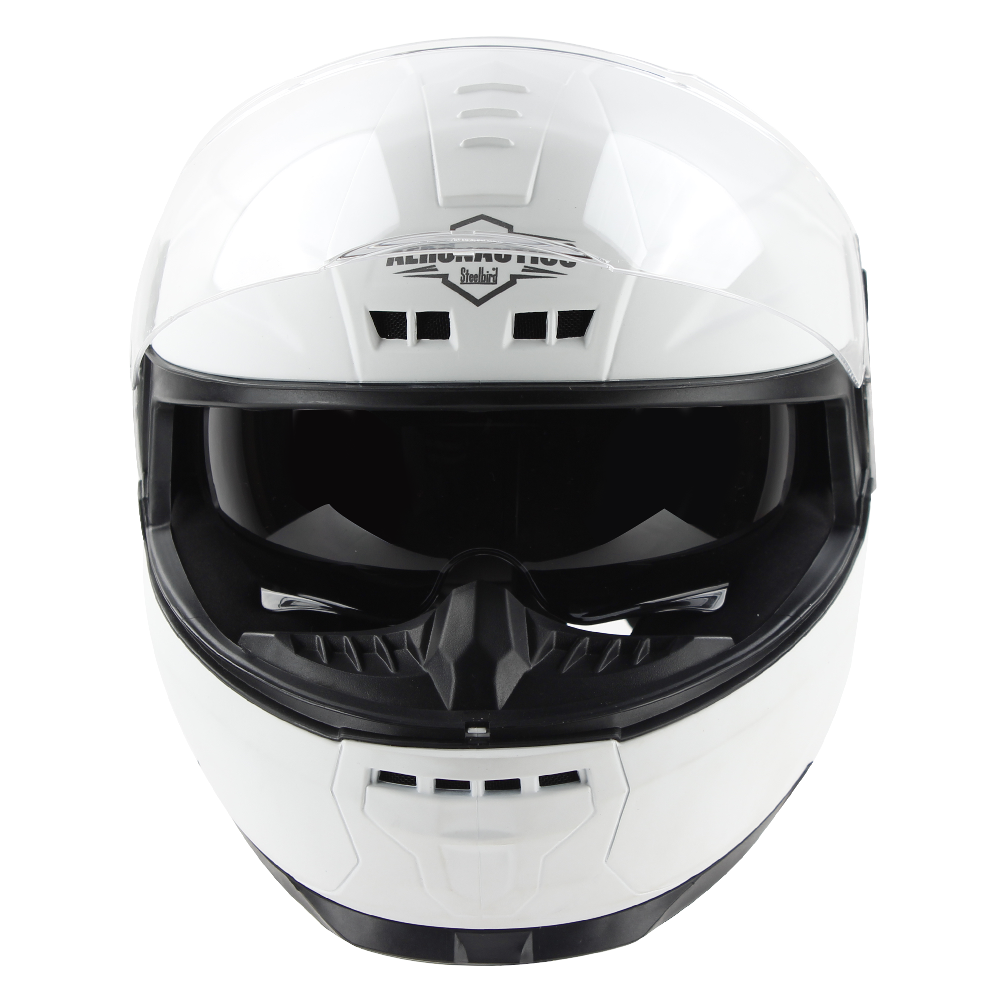 SBH-40 GLOSSY WHITE WITH INNER SUN SHIELD AND MEDIUM-END INTERIOR