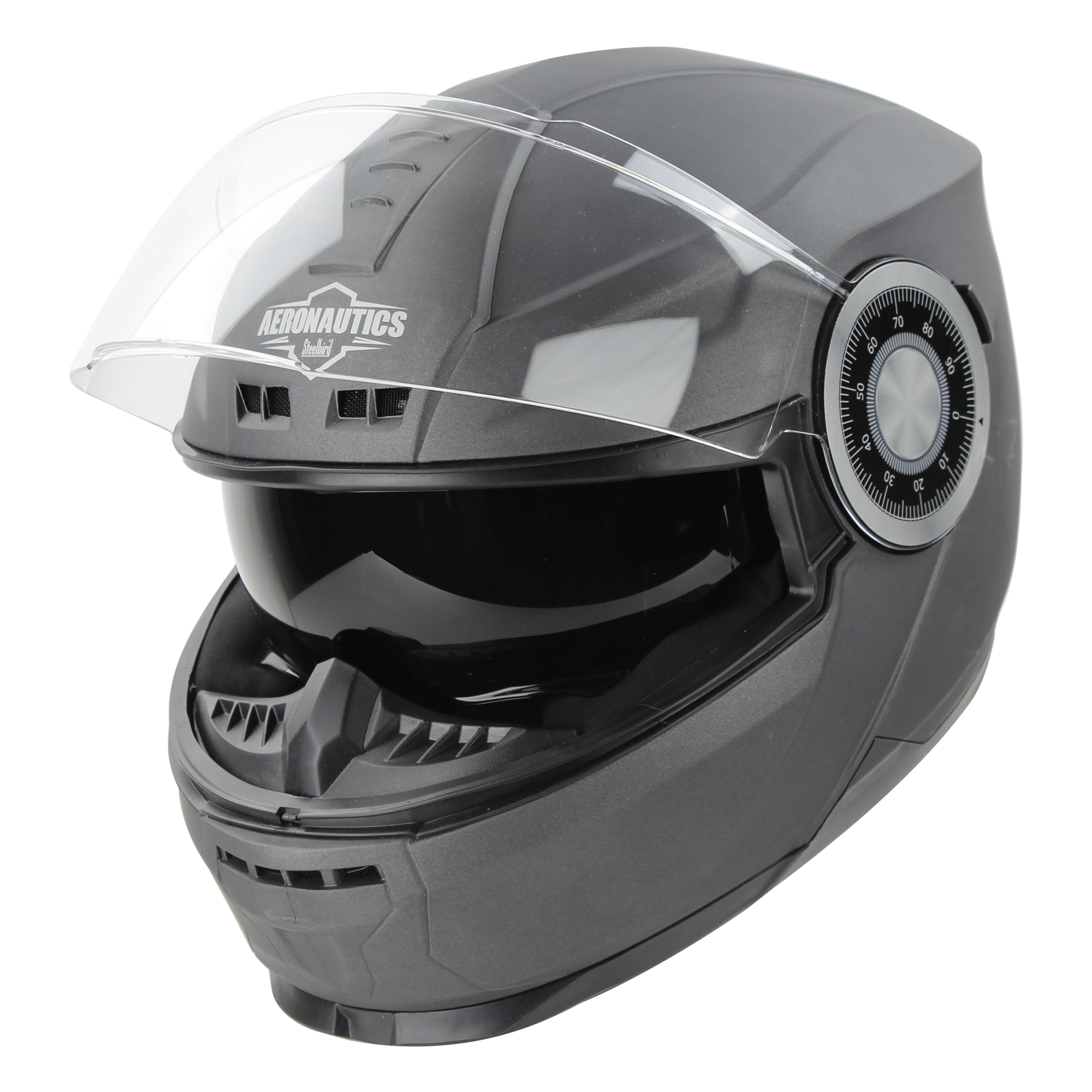 SBH-40 GLOSSY AXIS GREY WITH INNER SUN SHIELD AND MEDIUM-END INTERIOR