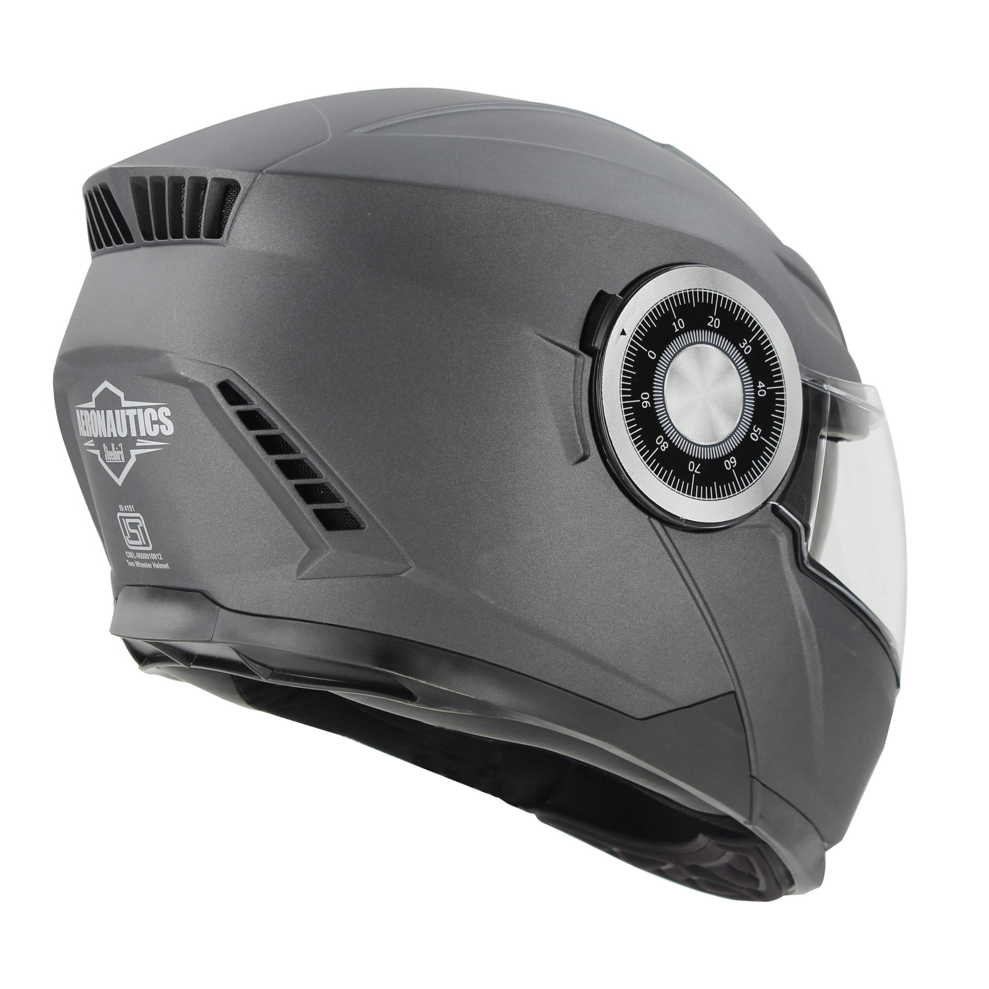 SBH-40 MAT AXIS GREY WITH INNER SUN SHIELD AND MEDIUM-END INTERIOR