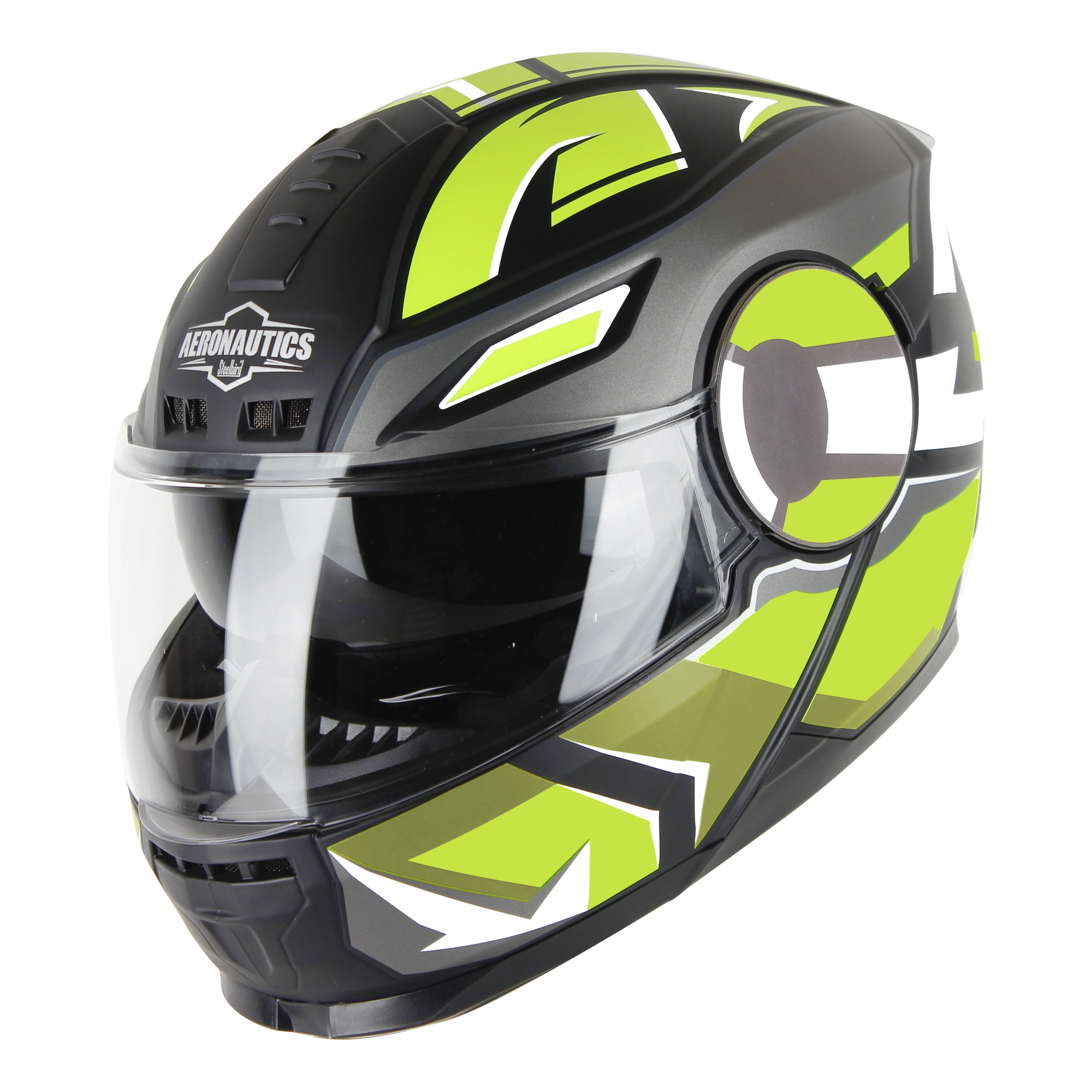 SBH-40 SPEED GLOSSY BLACK WITH NEON (INNER SUN SHIED AND HIGH-END INTERIOR)