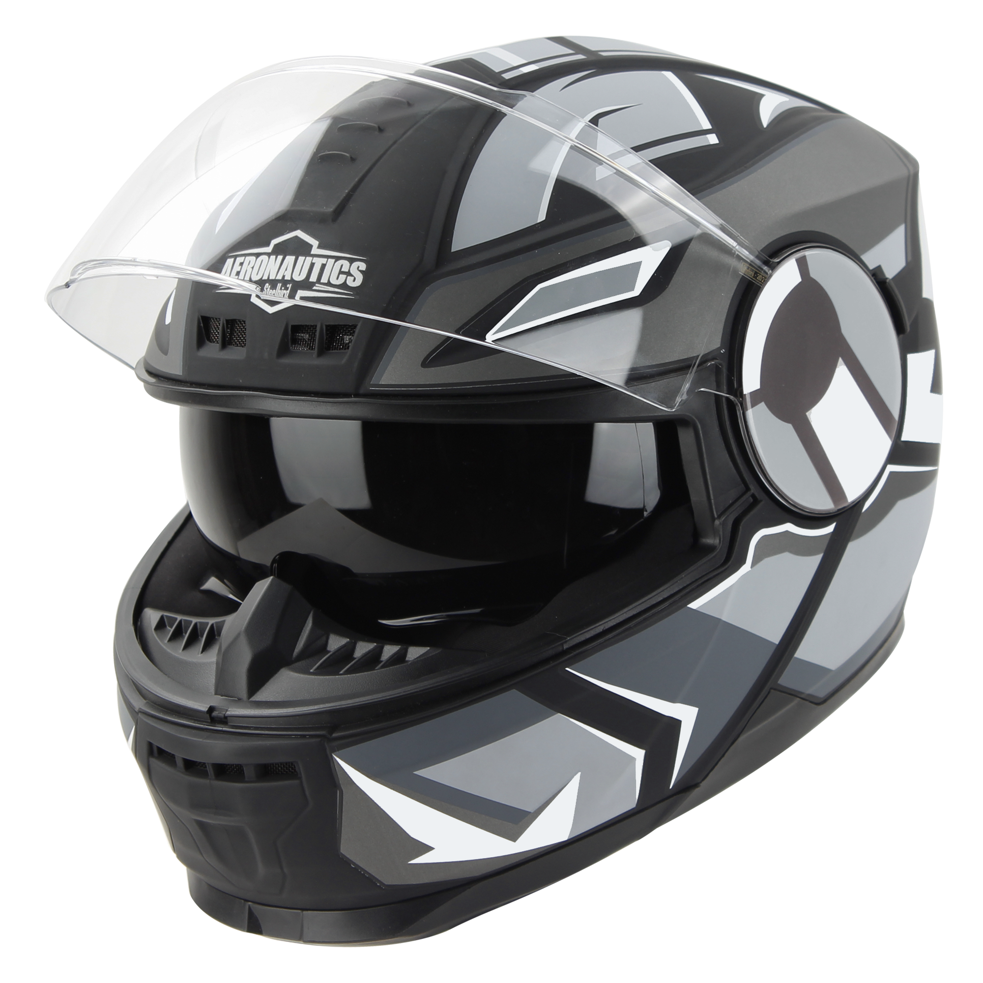 SBH-40 SPEED GLOSSY BLACK WITH GREY (INNER SUN SHIED AND HIGH-END INTERIOR)