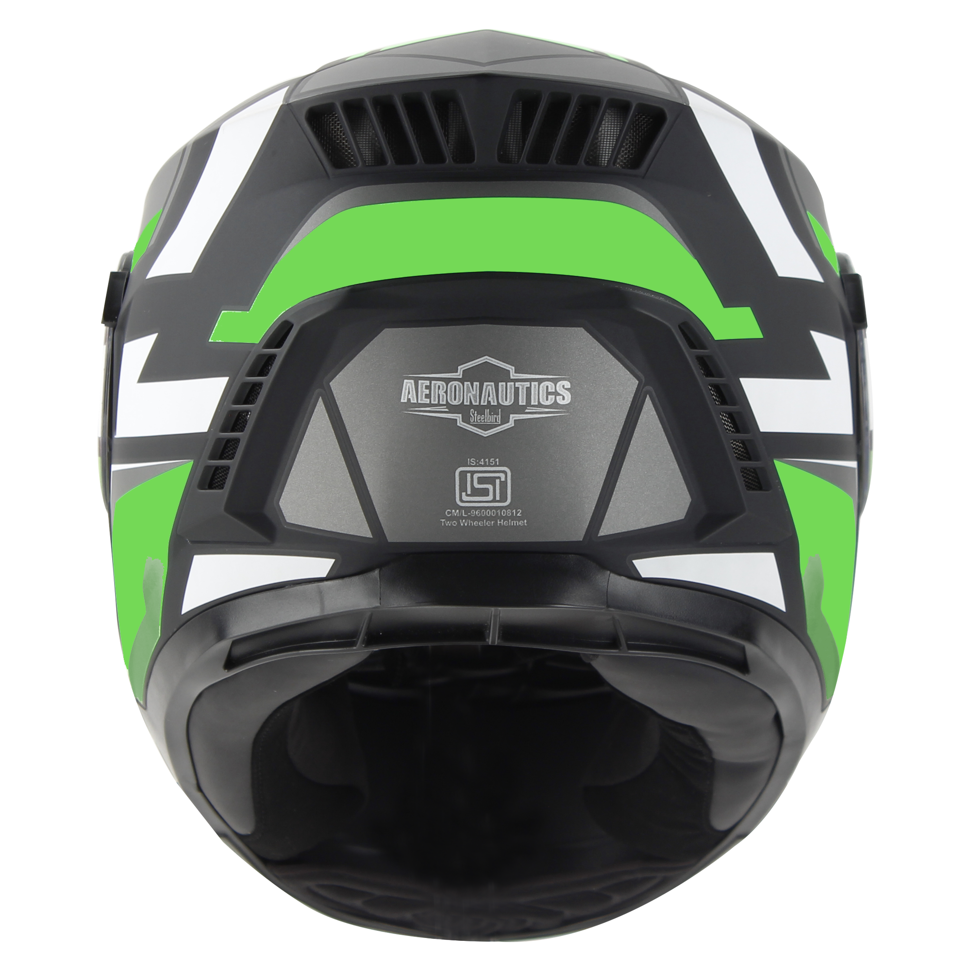 SBH-40 SPEED GLOSSY BLACK WITH GREEN (INNER SUN SHIED AND HIGH-END INTERIOR)