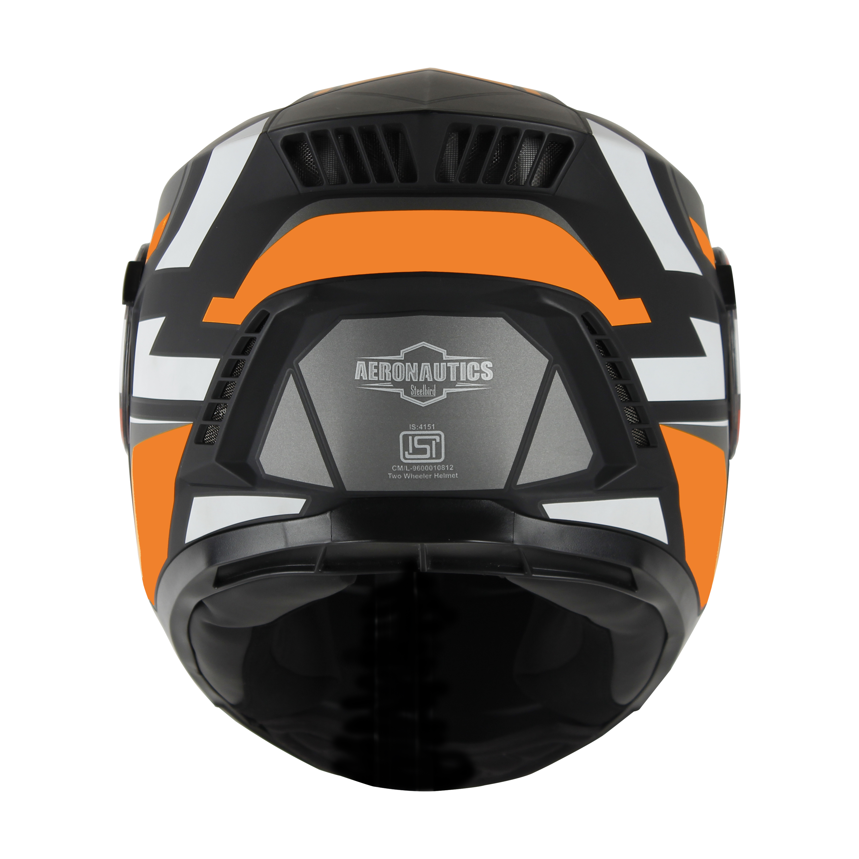 SBH-40 SPEED GLOSSY BLACK WITH ORANGE (WITH MEDIUM-END INTERIOR)