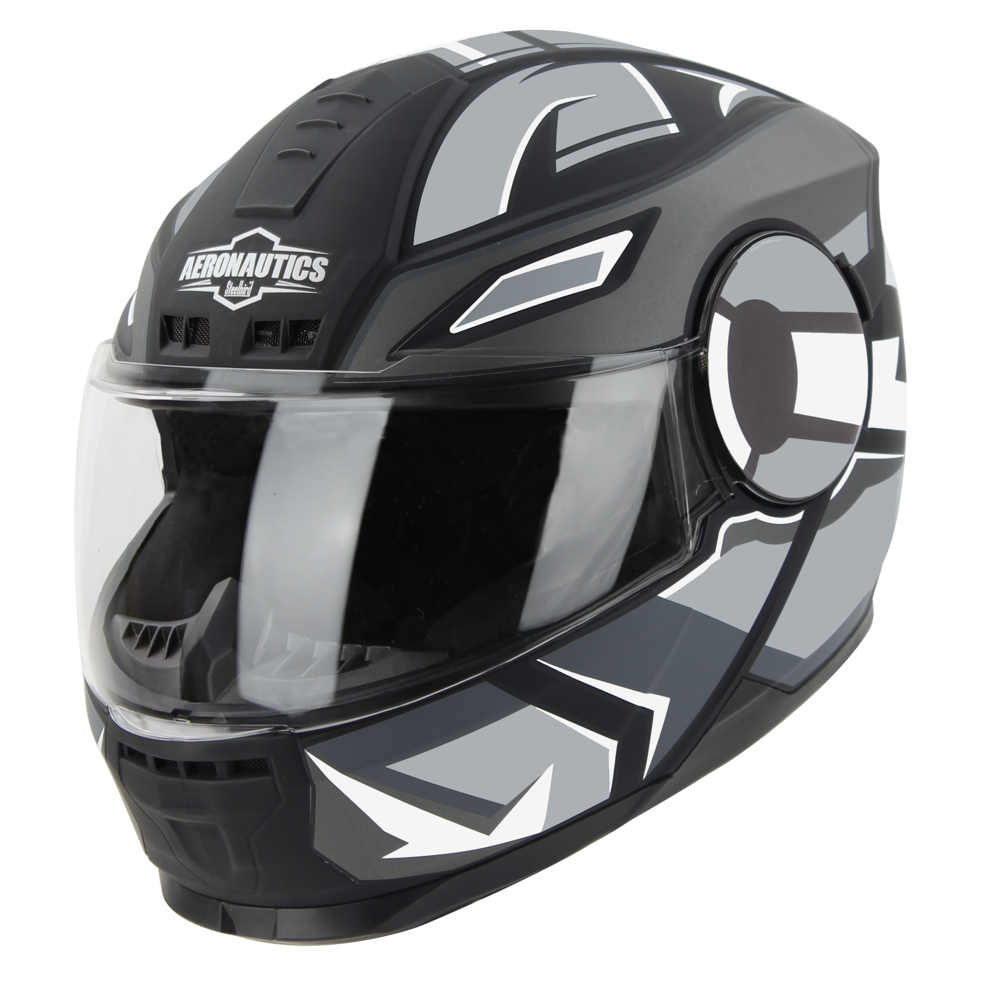 SBH-40 SPEED GLOSSY BLACK WITH GREY (WITH MEDIUM-END INTERIOR)