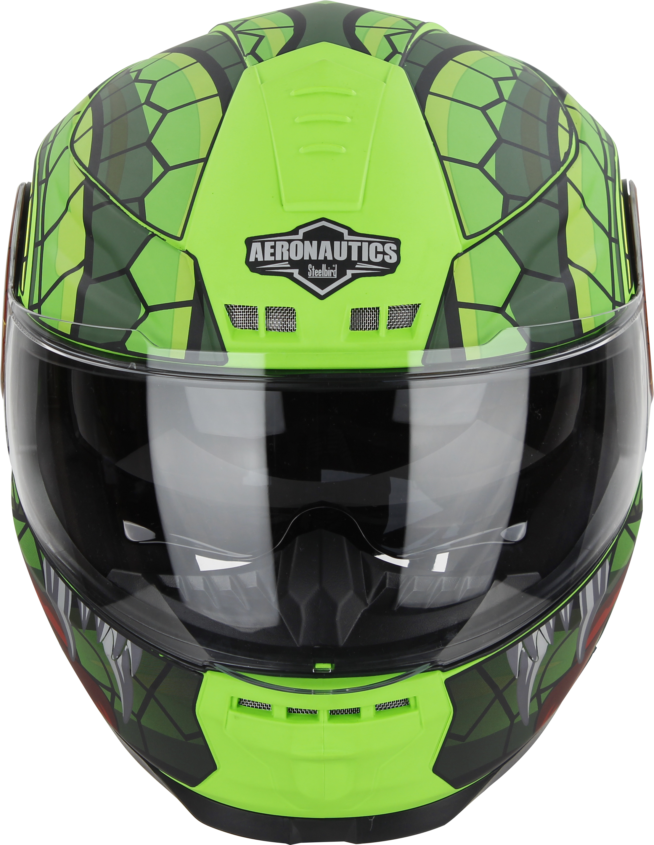 SBH-40 MAMBA GLOSSY GREEN WITH GREEN (INNER SUN SHIELD AND HIGH-END INTERIOR)