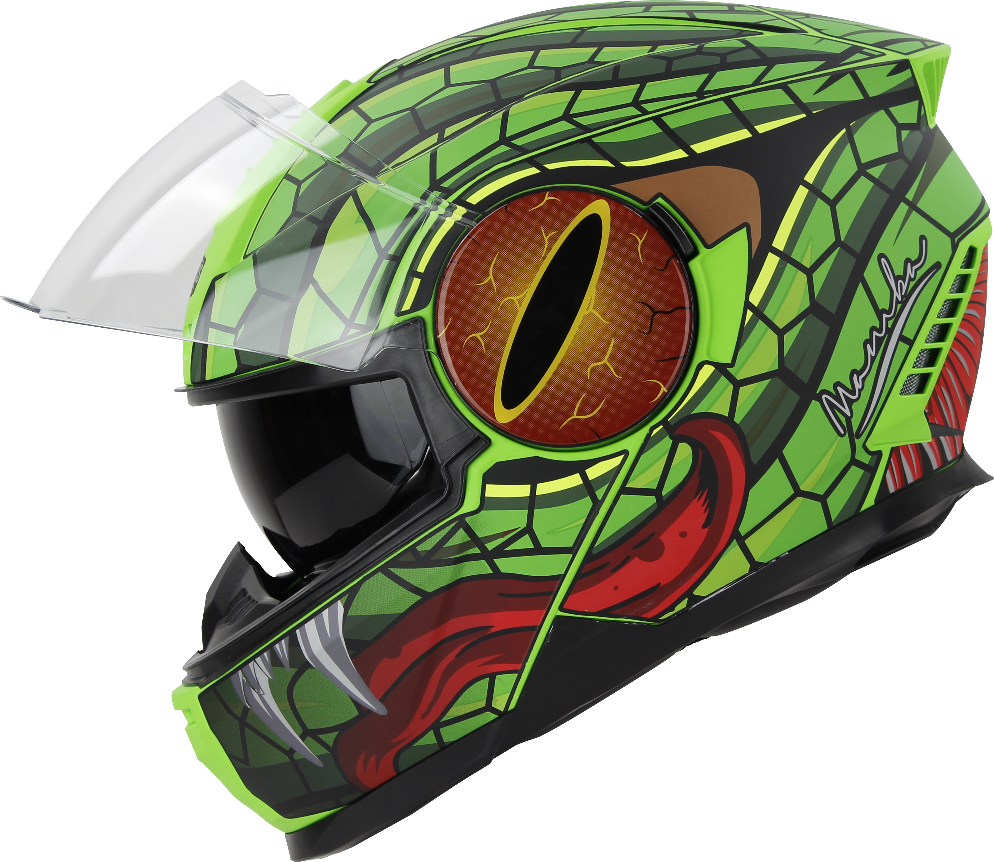 SBH-40 MAMBA MAT GREEN WITH GREEN (WITH INNER SUN SHIELD AND MEDIUM-END INTERIOR)