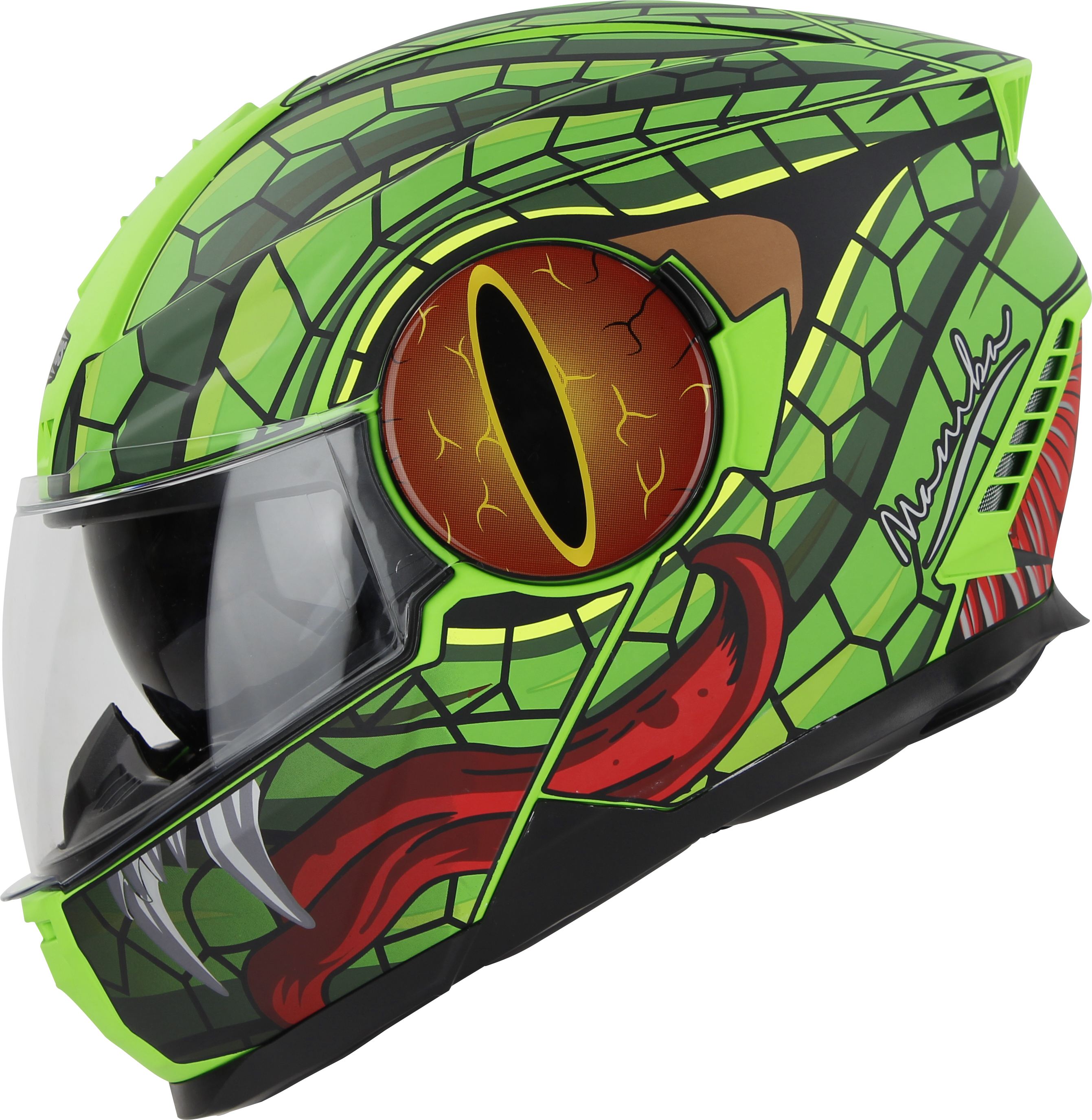 SBH-40 MAMBA MAT GREEN WITH GREEN (WITH INNER SUN SHIELD AND MEDIUM-END INTERIOR)