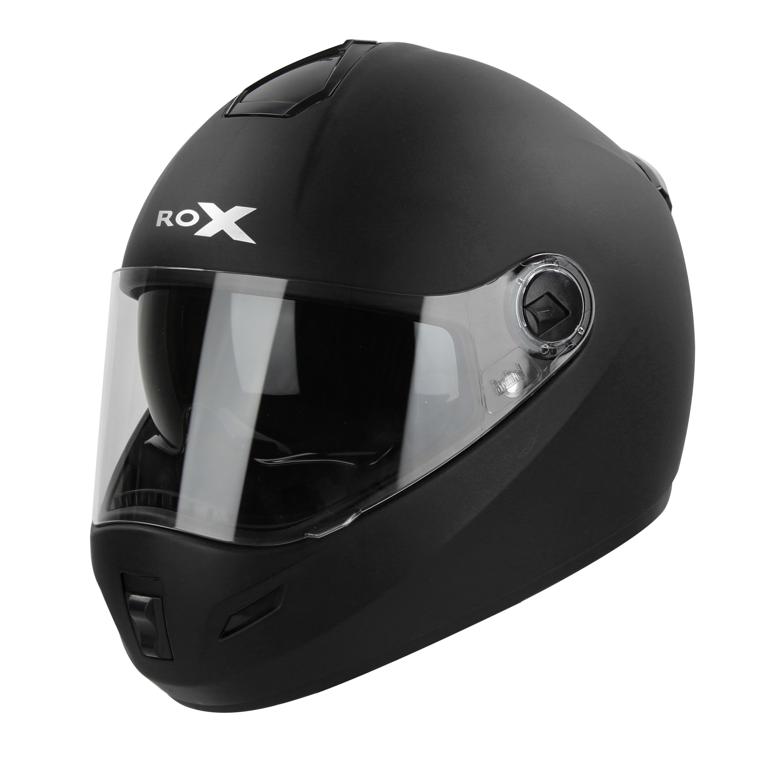 SBH-34 ROX REFLECTIVE GLOSSY BLACK WITH INNER SUN SHIELD