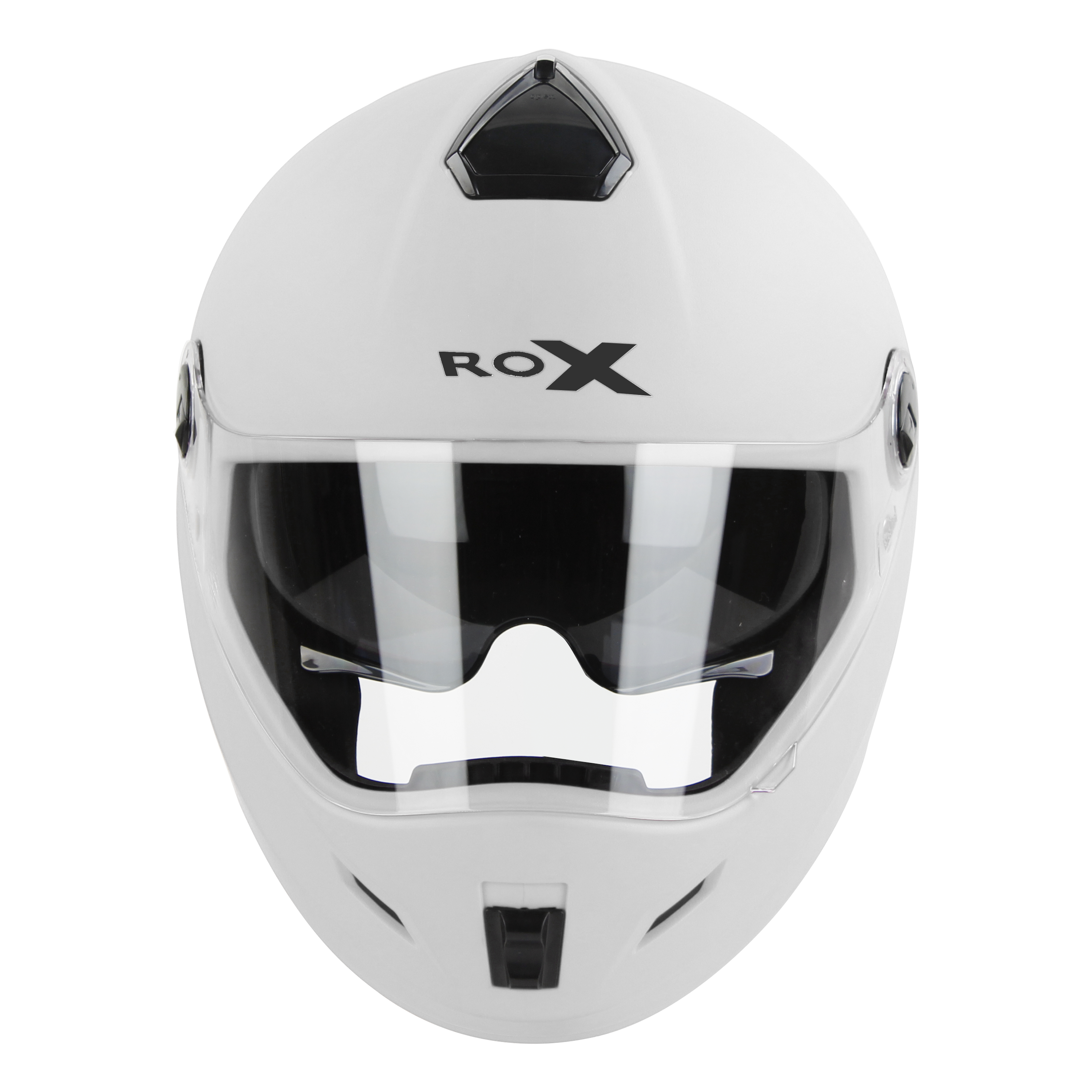 SBH-34 ROX REFLECTIVE GLOSSY WHITE WITH INNER SUN SHIELD