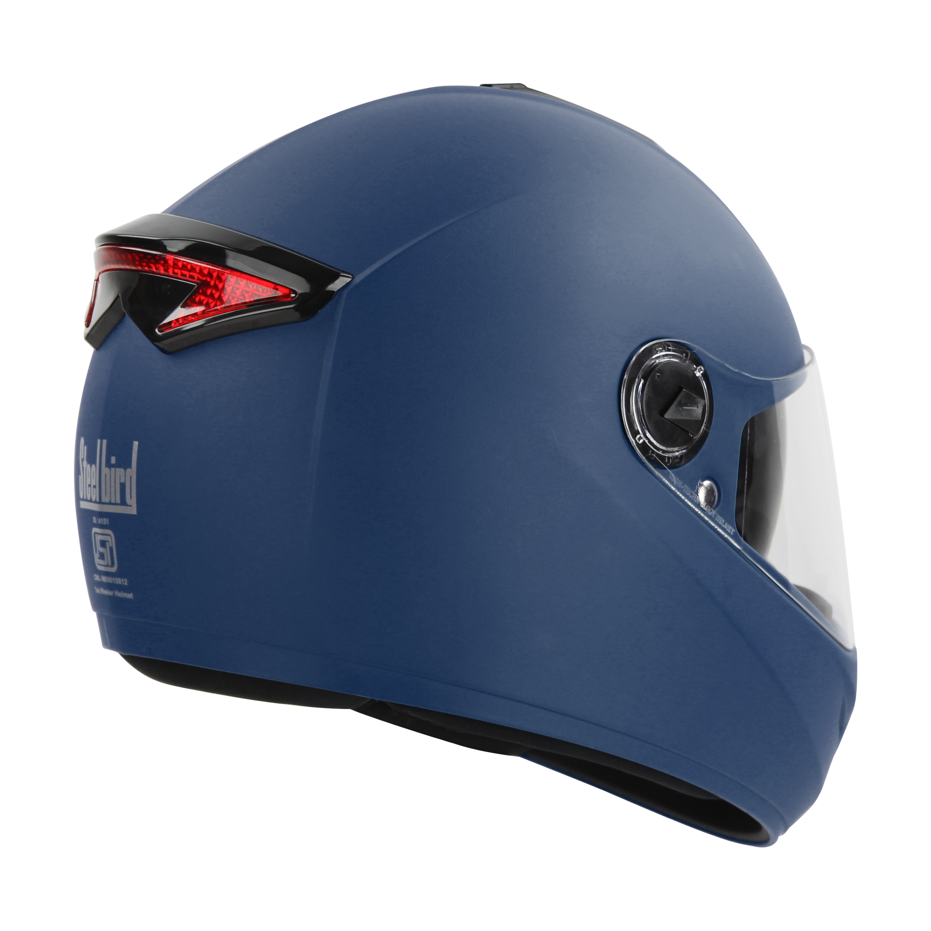 SBH-34 ROX REFLECTIVE GLOSSY BLUE WITH INNER SUN SHIELD