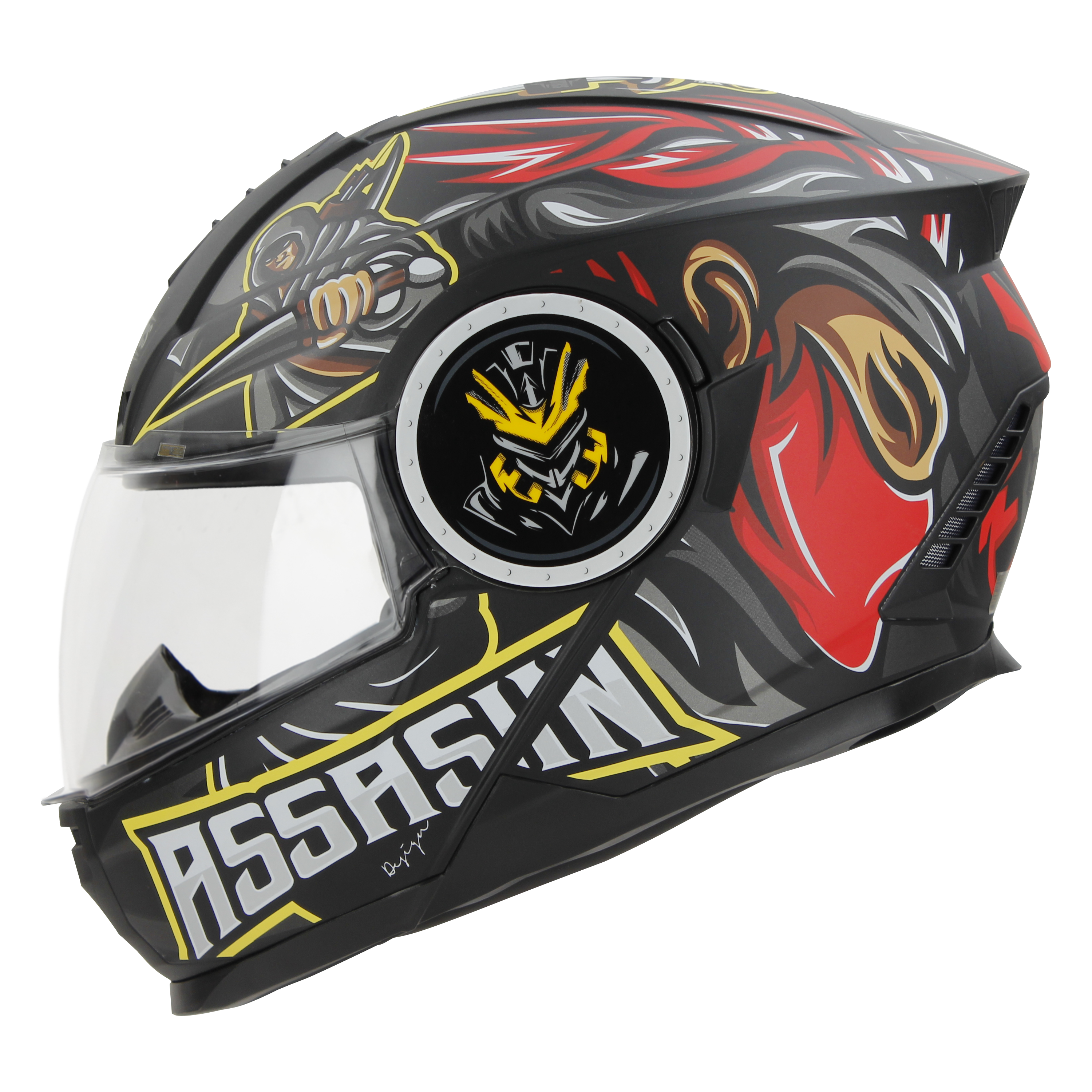 SBH-40 (SV)(HE) ASSASIN MAT BLK WITH RED