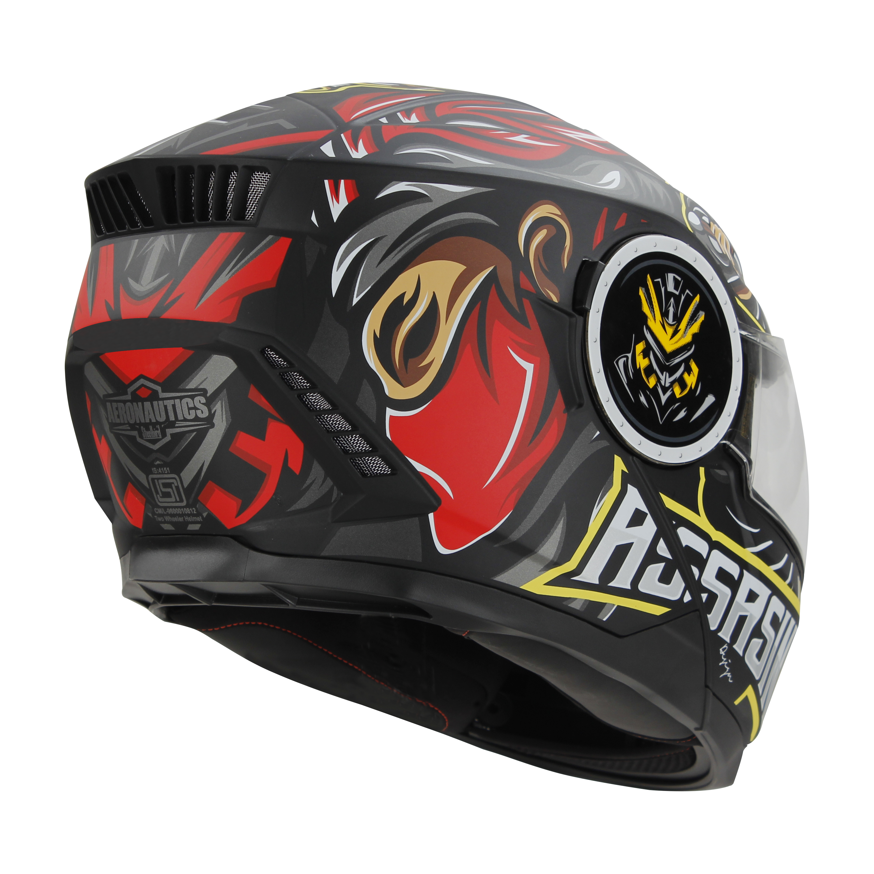 SBH-40 (SV)(HE) ASSASIN MAT BLK WITH RED