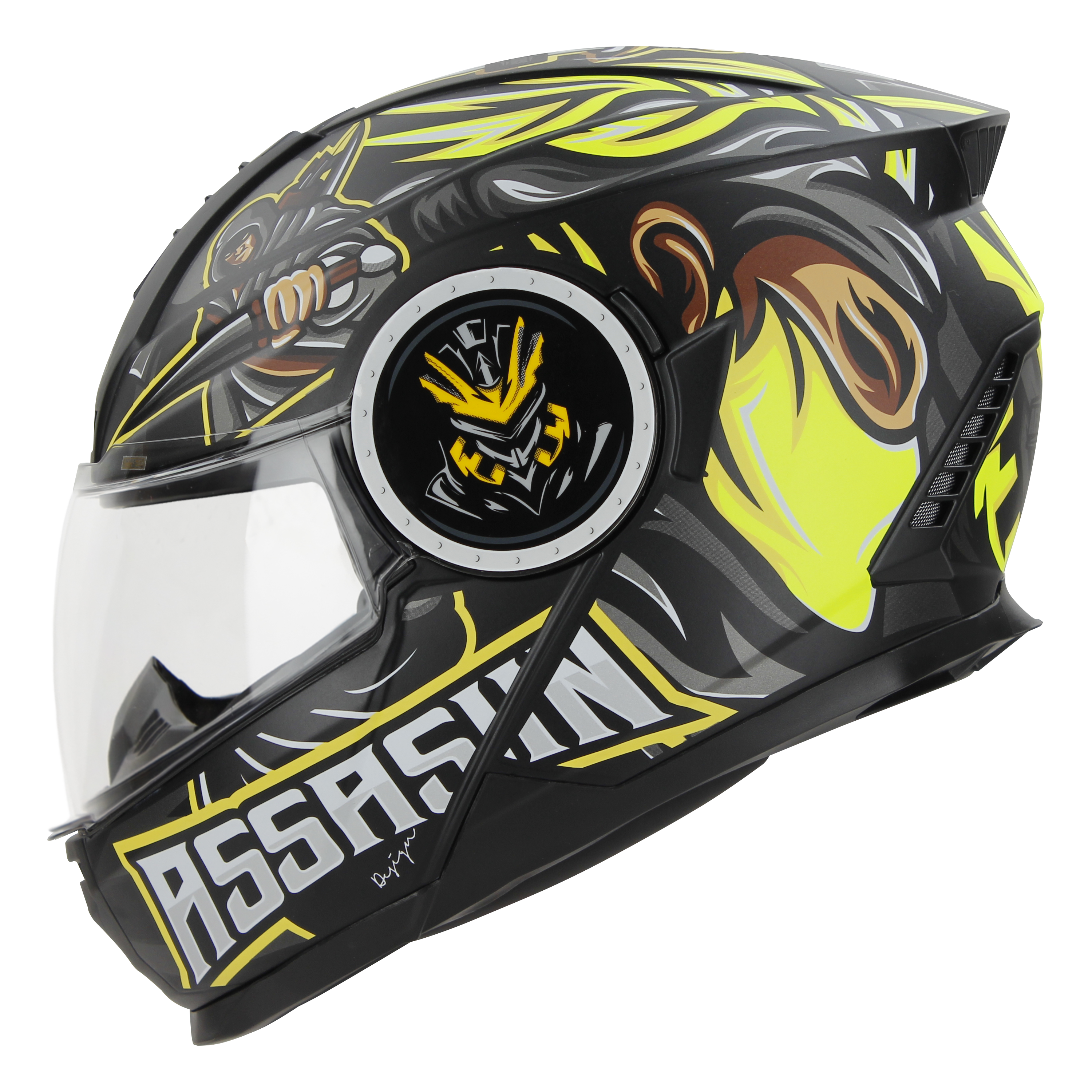 SBH-40 (SV) (HE) ASSASIN MAT BLACK WITH NEON