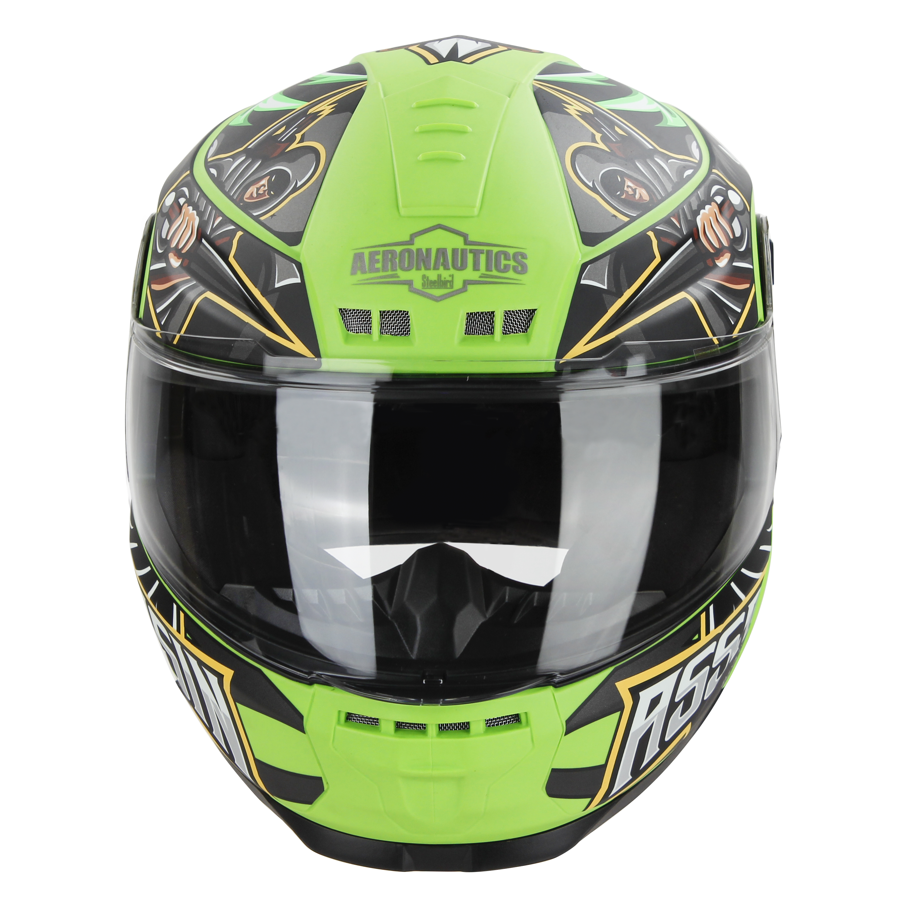 SBH-40 (SV) (HE) ASSASIN GLOSSY JAZZ GREEN WITH GREEN
