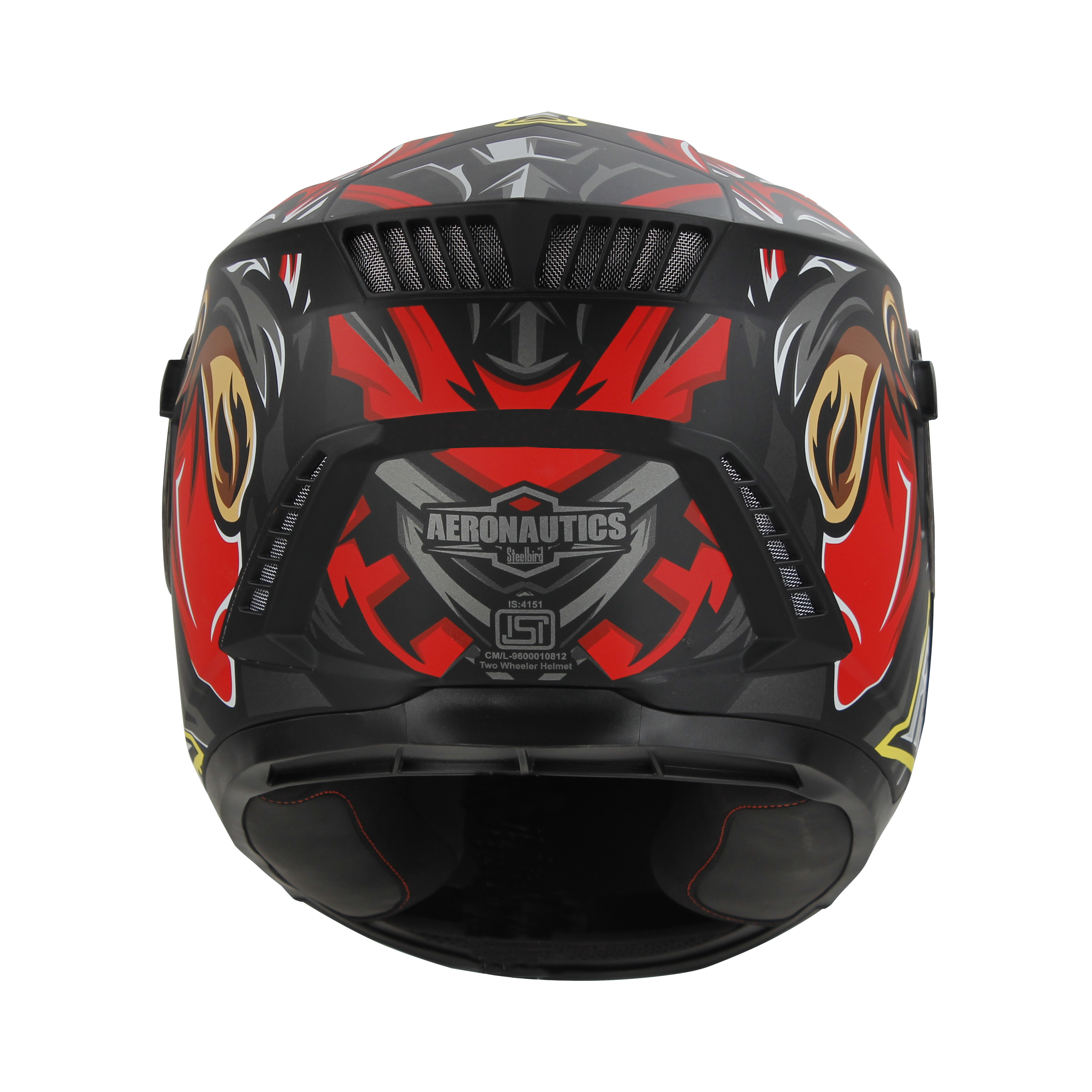 SBH-40 (ISS)(HE) ASSASIN GLOSSY BLACK WITH RED