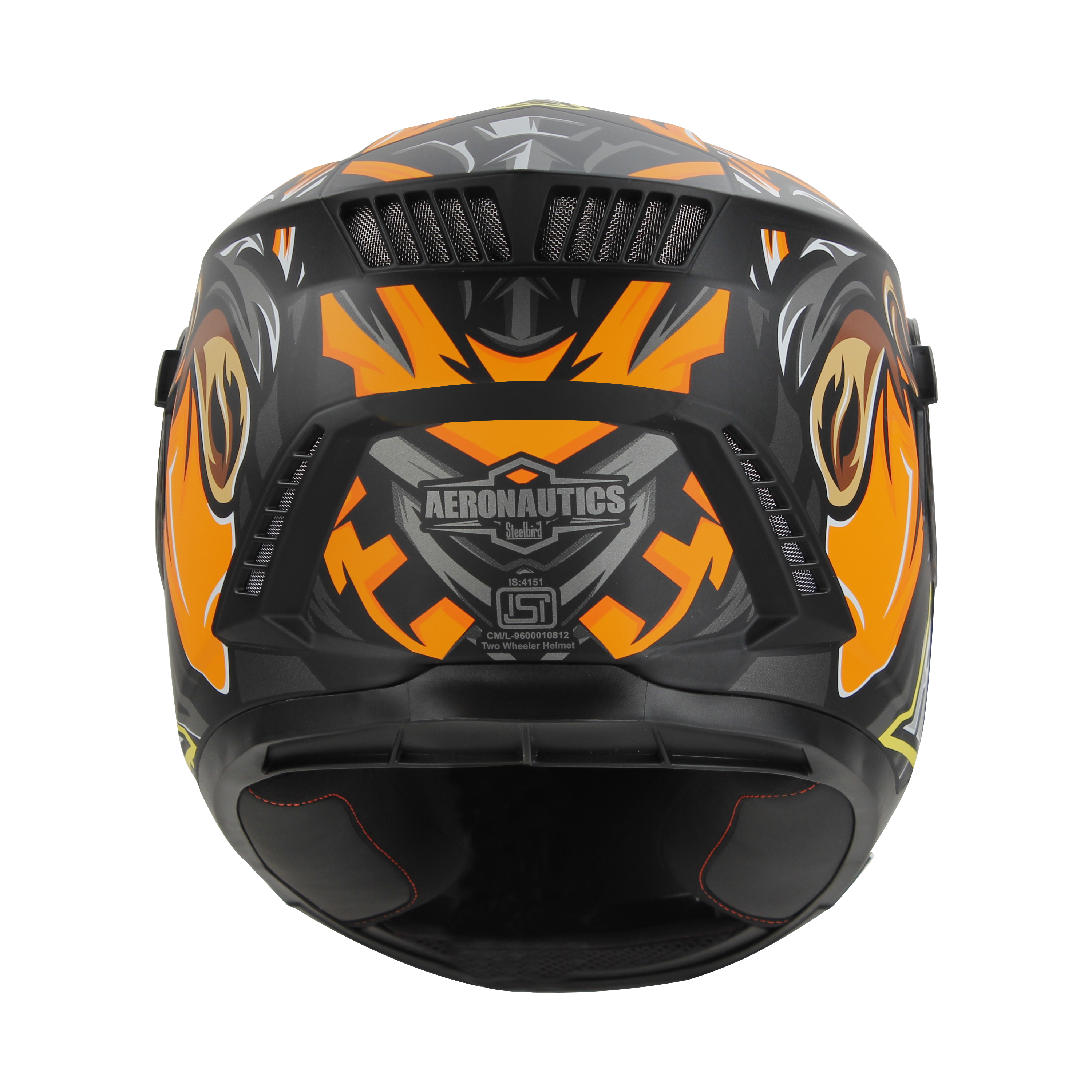 SBH-40 (ISS)(HE) ASSASIN MAT BLACK WITH ORANGE