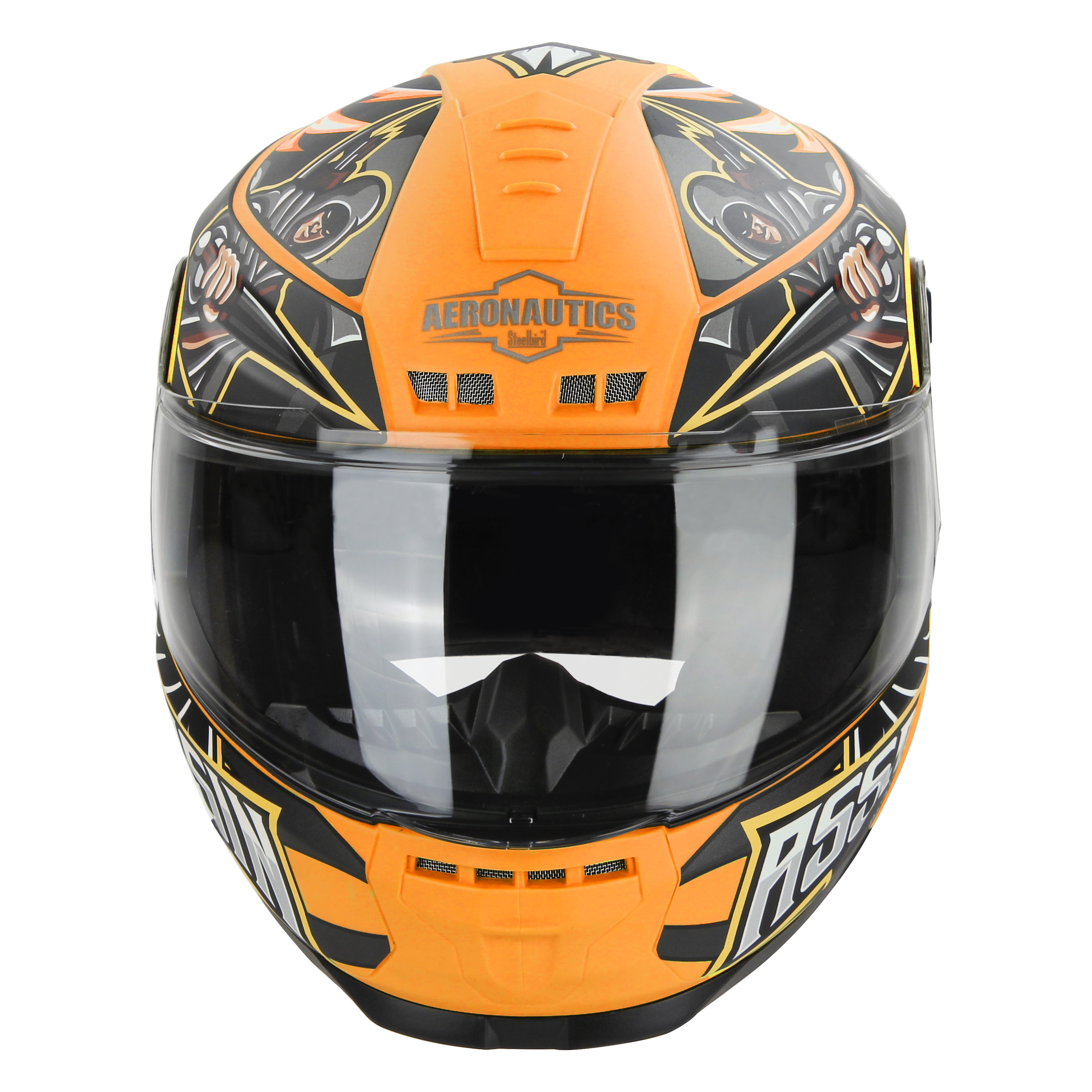 SBH-40 (SV) (HE) ASSASIN MAT JAZZ  ORANGE WITH ORANGE