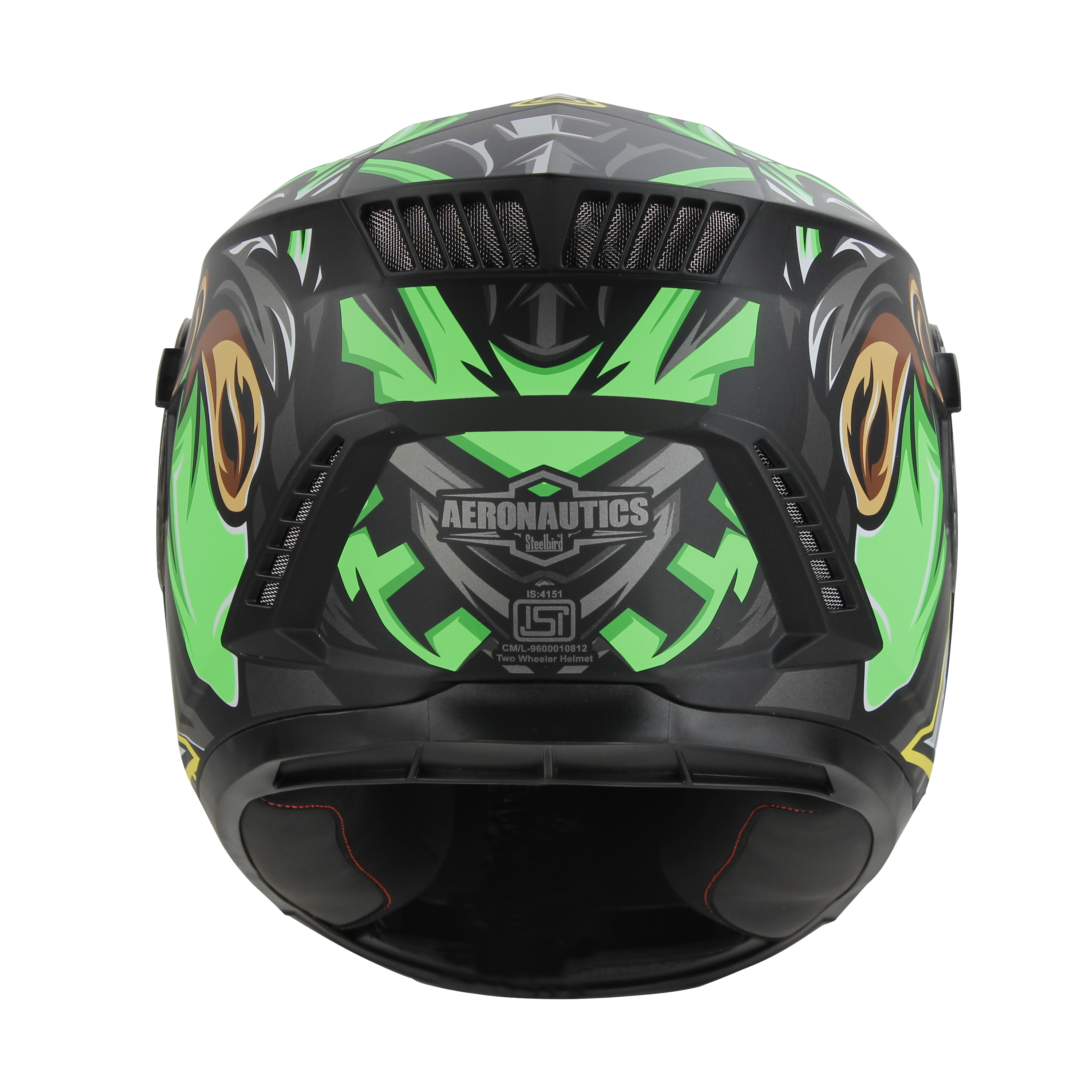 SBH-40 (ISS)(HE) ASSASIN MAT BLACK WITH GREEN