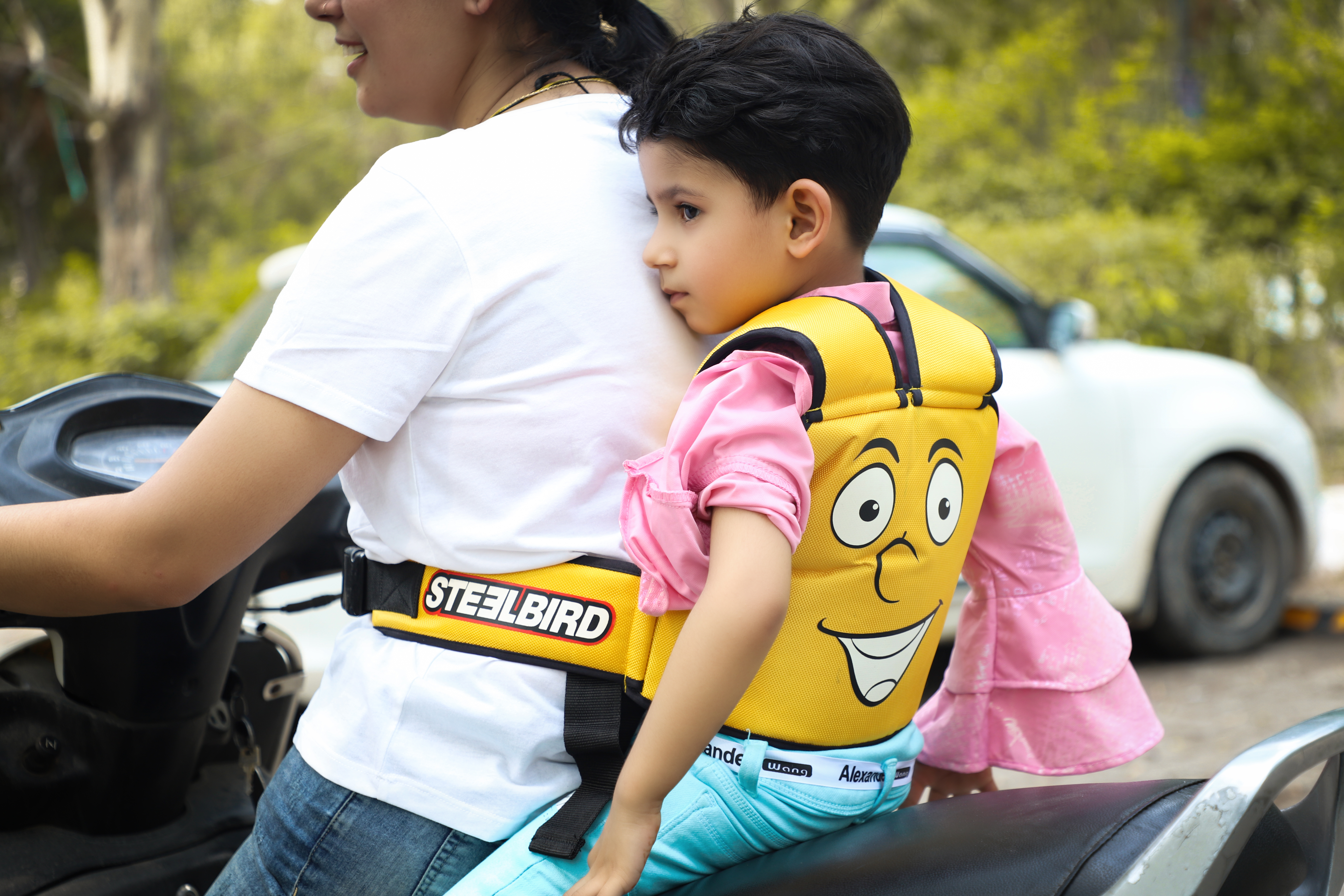 Baby Safety Belt- CF- Yellow