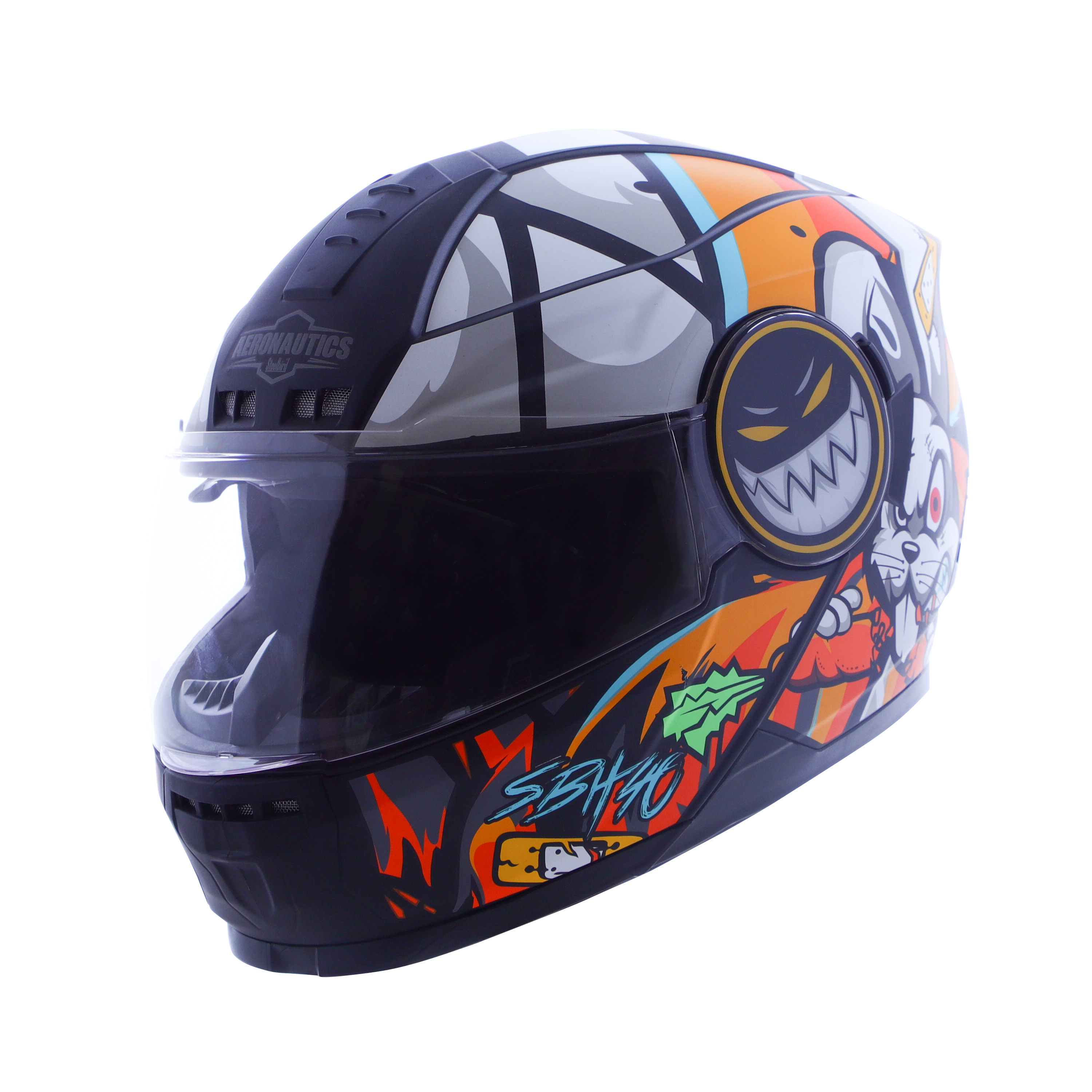 SBH-40 CRAZY DOE (SV) MAT BLACK WITH ORANGE HIGH END