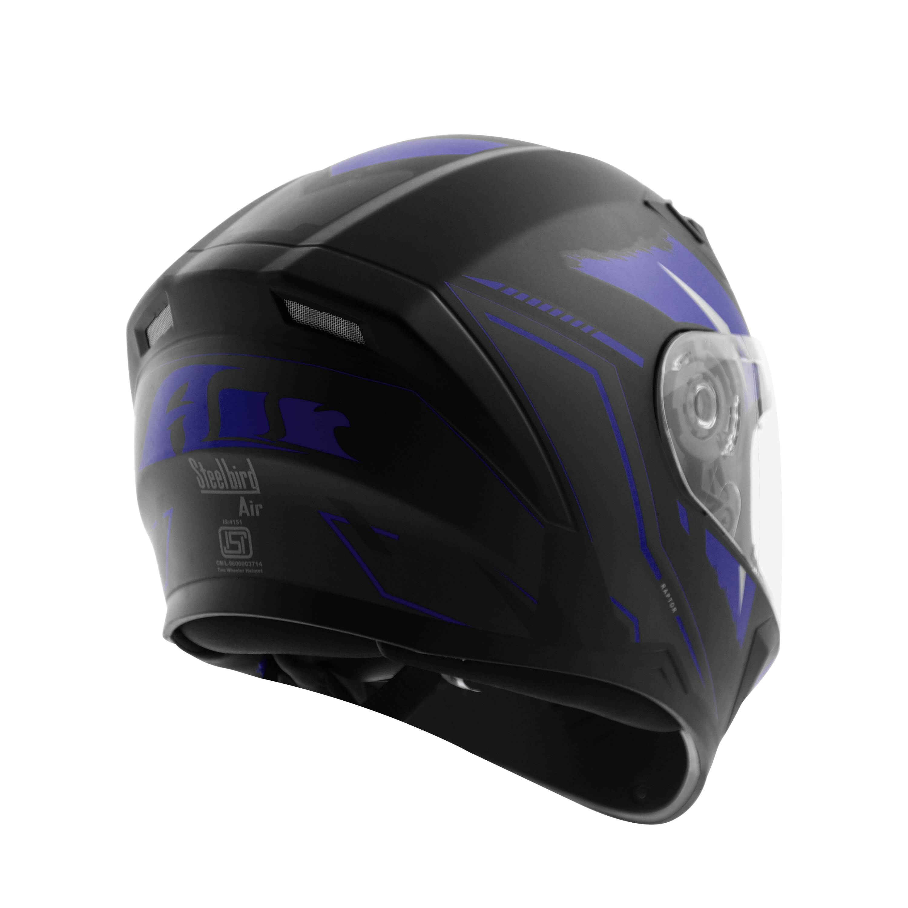SBA-21 AIR (ISS) GLOSSY BLACK WITH BLUE WITH HIGH END INTERIOR