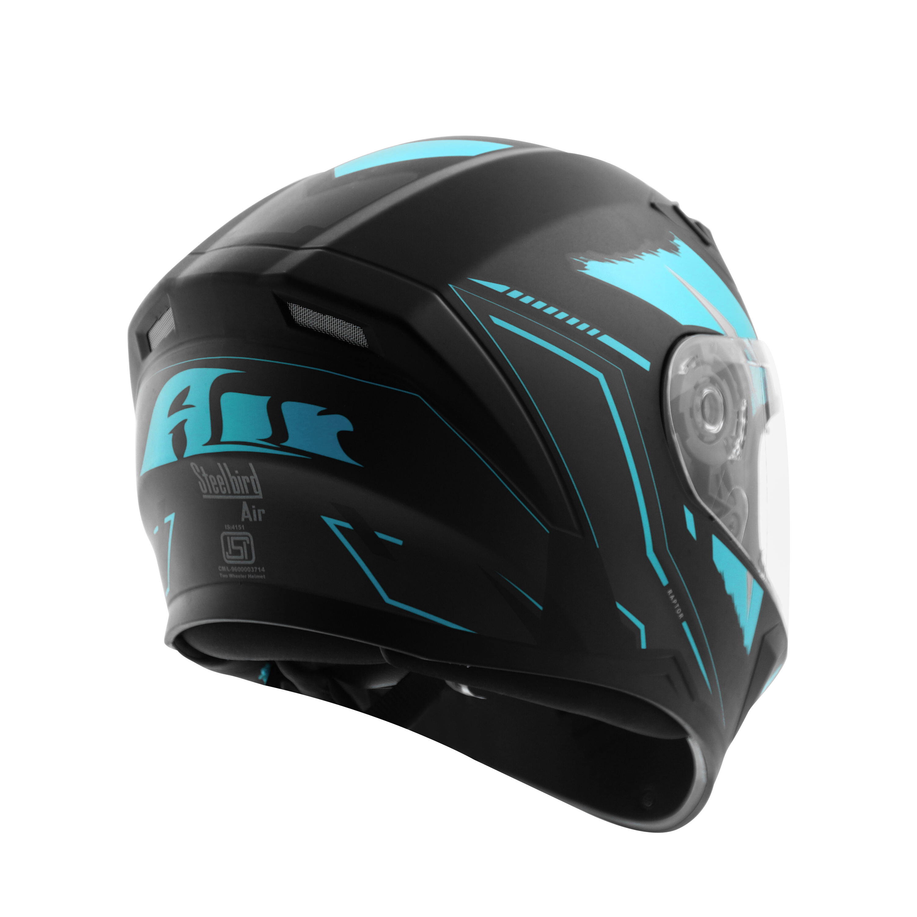 SBA-21 AIR (ISS) GLOSSY BLACK WITH JAZZ BLUE WITH HIGH END INTERIOR