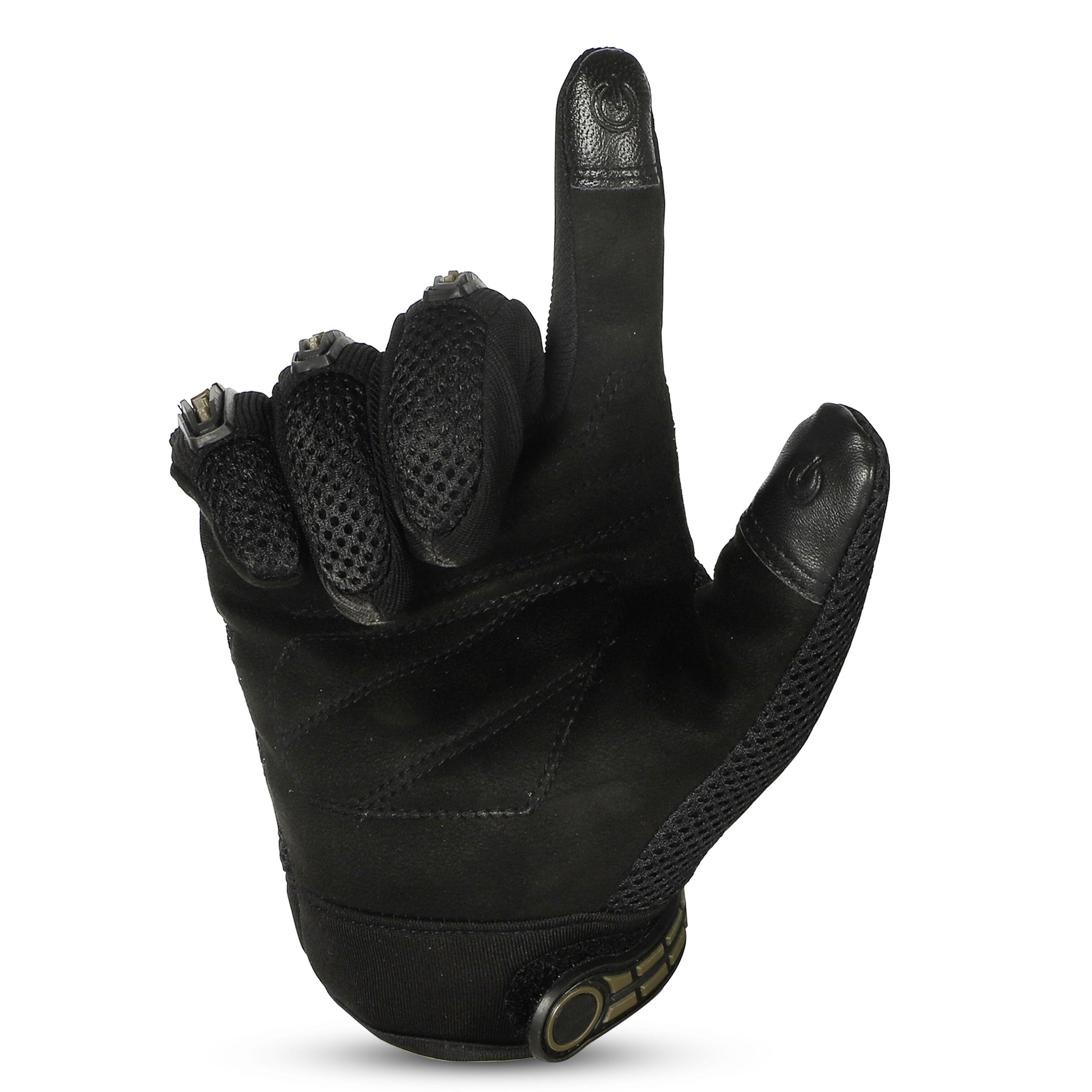 Steelbird Rider-Pro Full Finger Gloves- Olive Green
