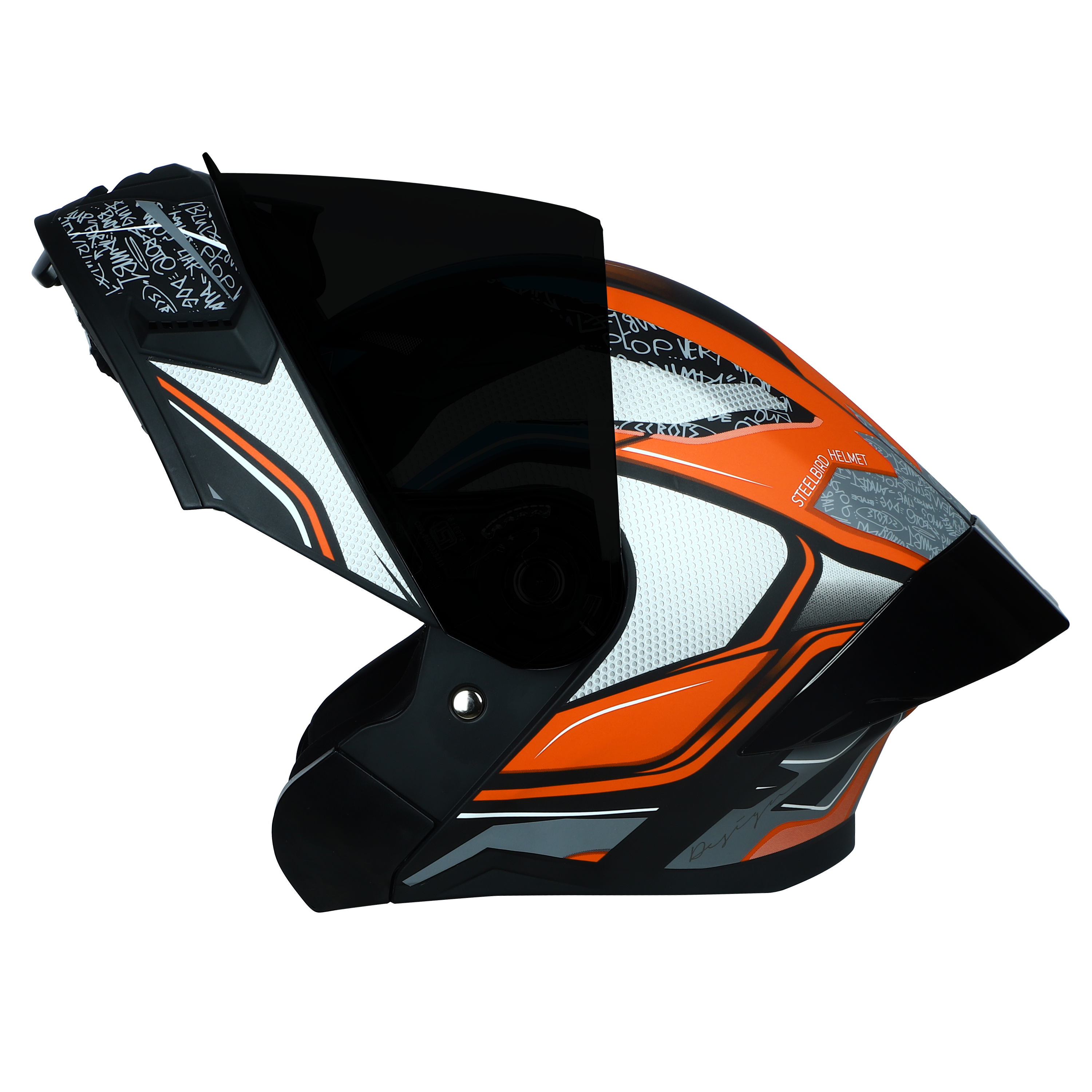 SBA-20 Racer Glossy Black With Orange