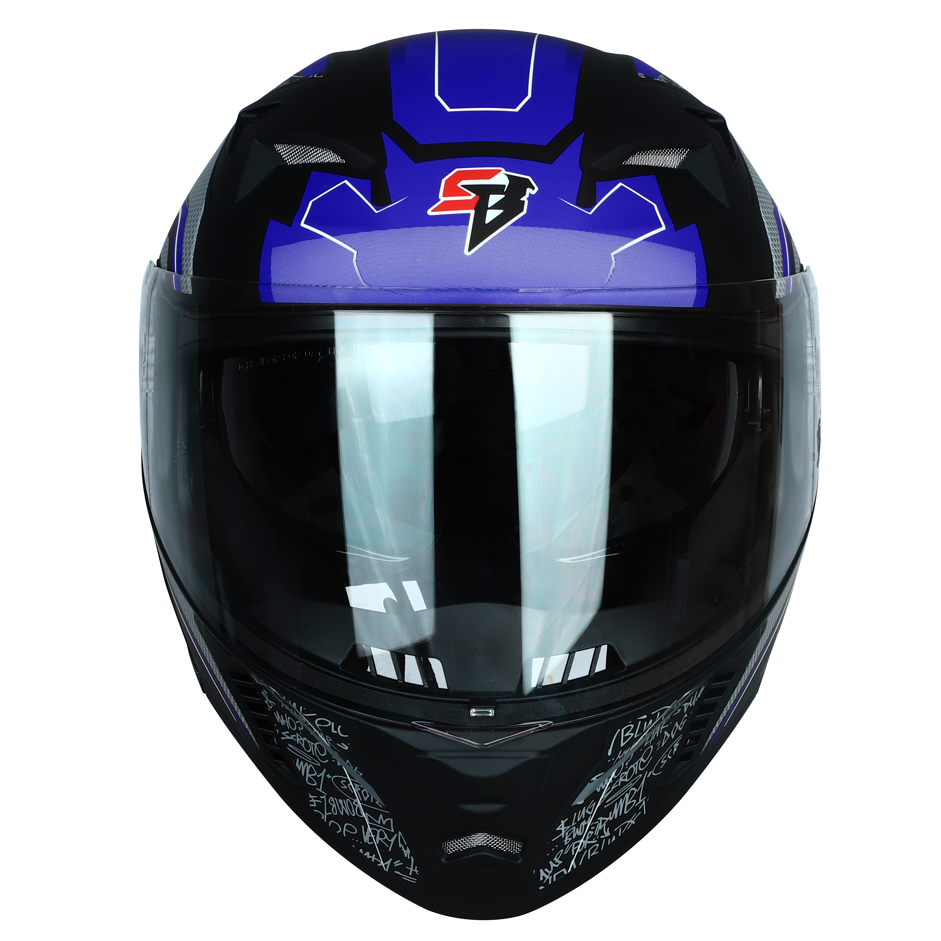 SBA-20 ISS Racer Glossy Black With Blue