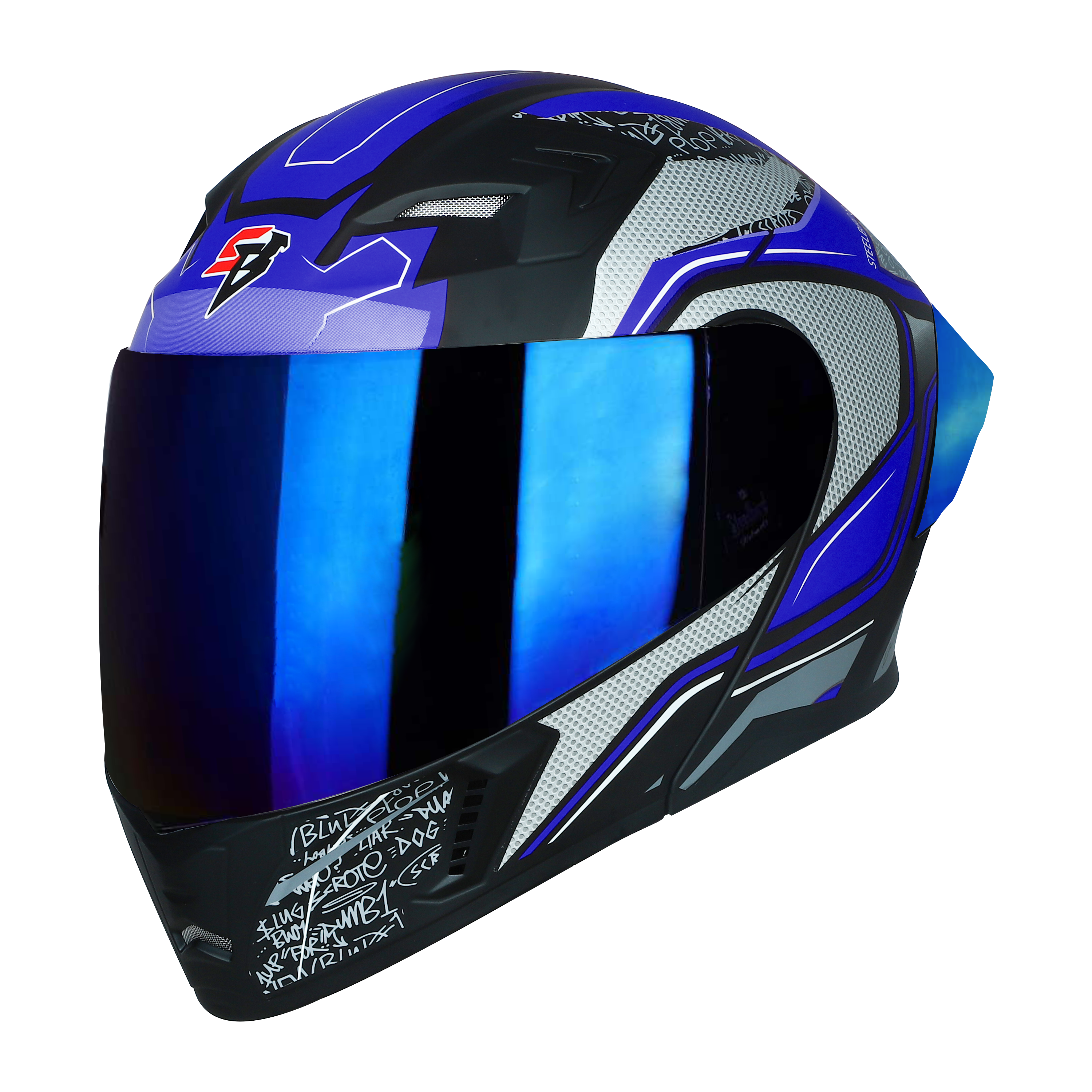 SBA-20 ISS Racer Glossy Black With Blue